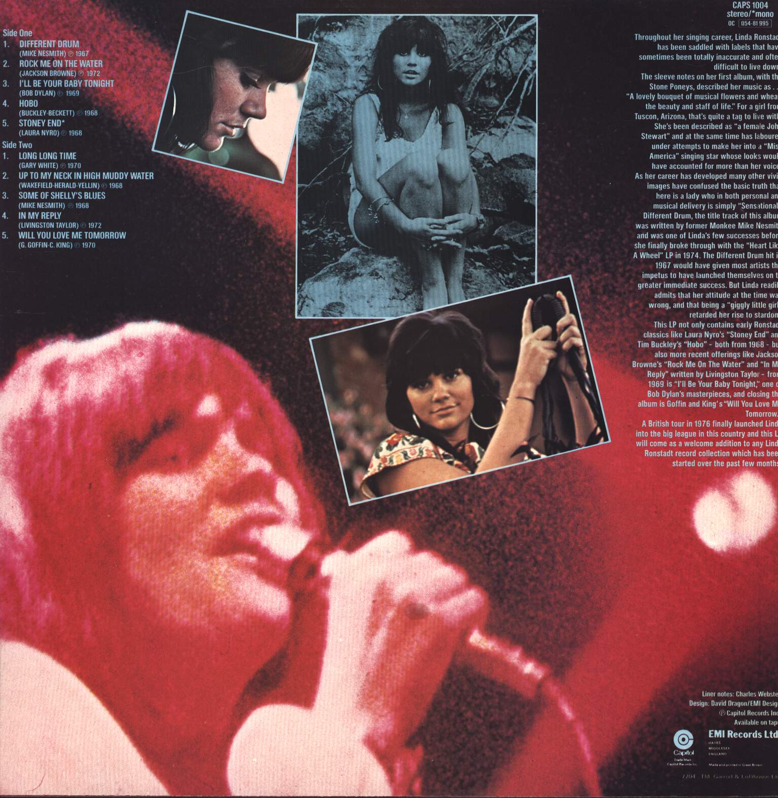 Linda Ronstadt: Different Drum, LP (Vinyl)