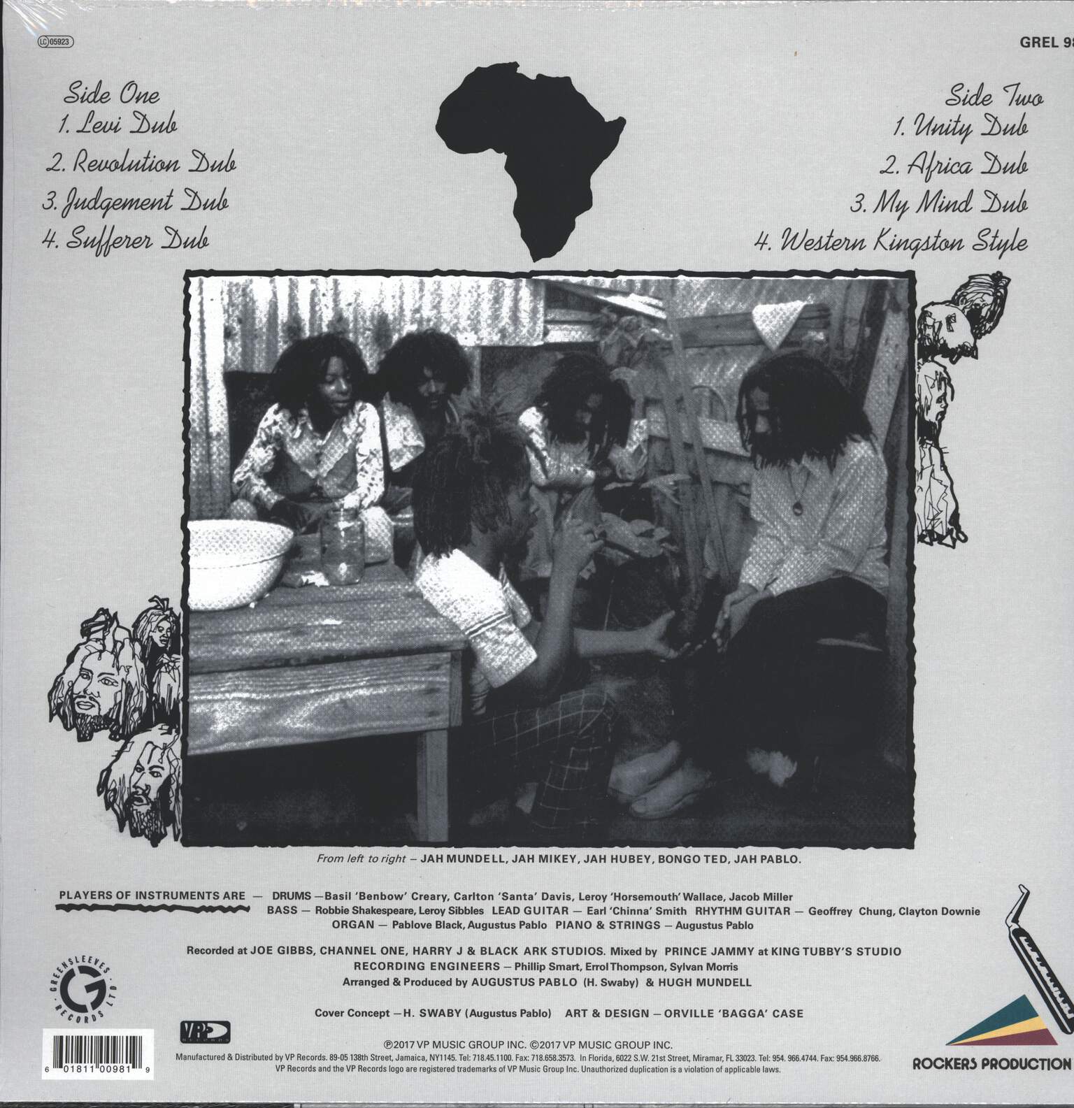 Augustus Pablo: Africa Must Be Free By 1983 Dub, LP (Vinyl)