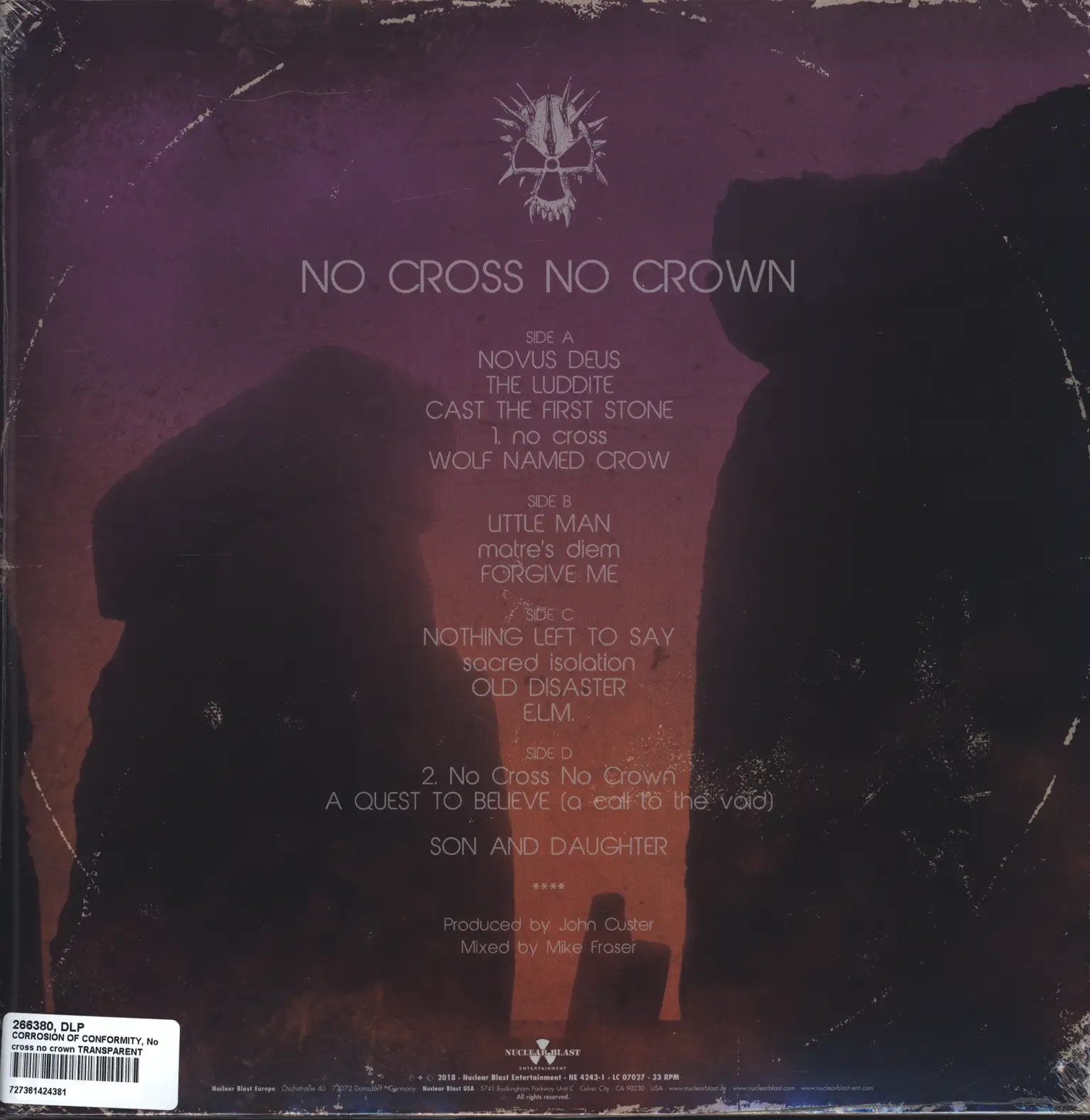 Corrosion Of Conformity: No Cross No Crown, LP (Vinyl)