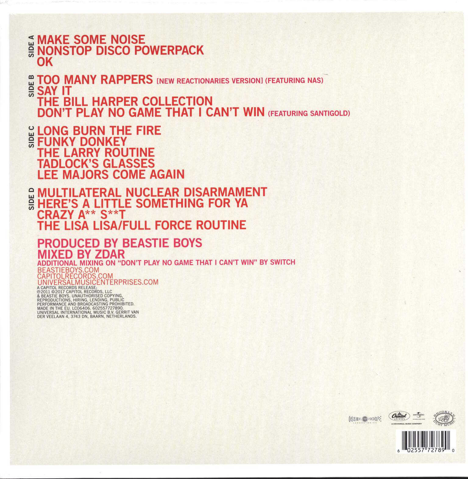 Beastie Boys: Hot Sauce Committee Part Two, LP (Vinyl)