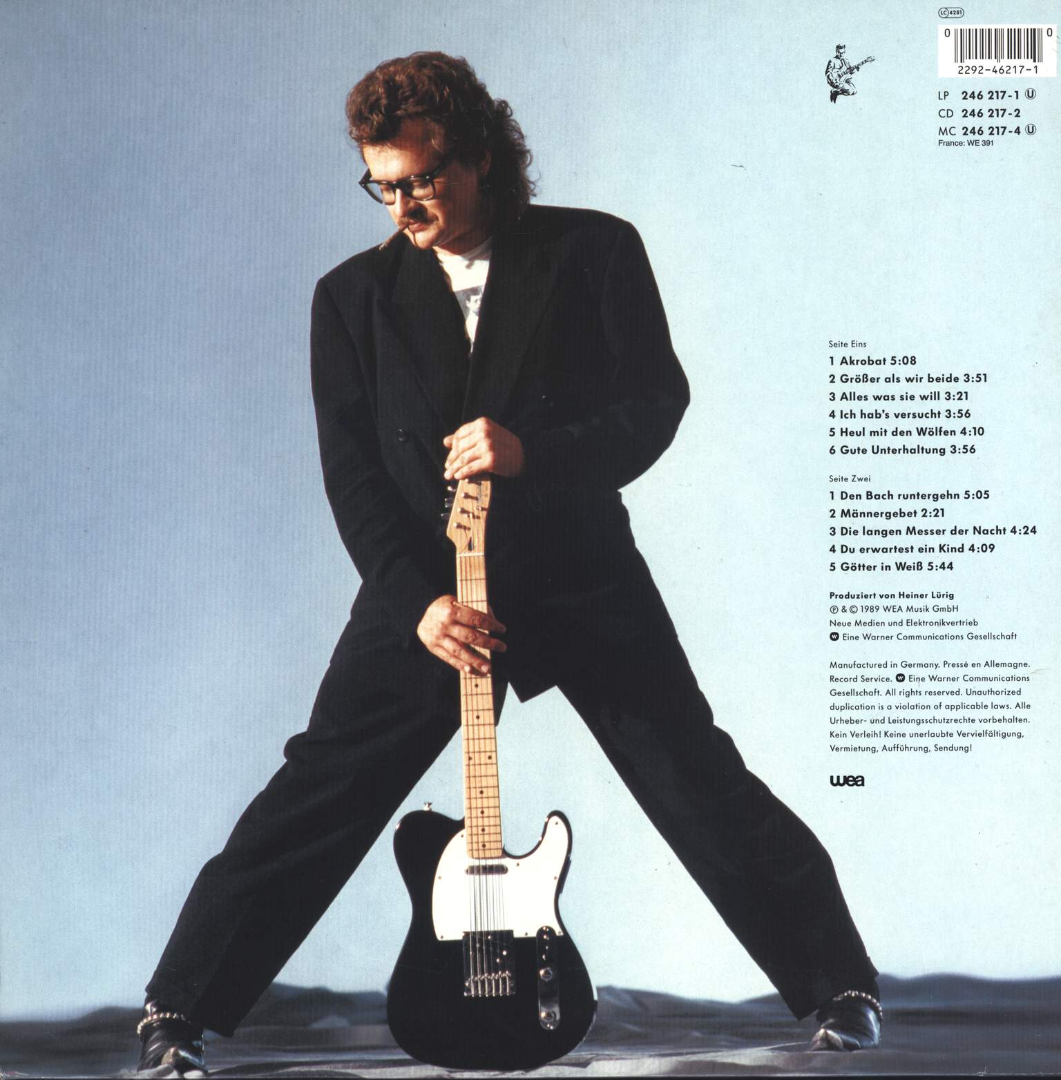Heinz Rudolf Kunze: Gute Unterhaltung, LP (Vinyl)