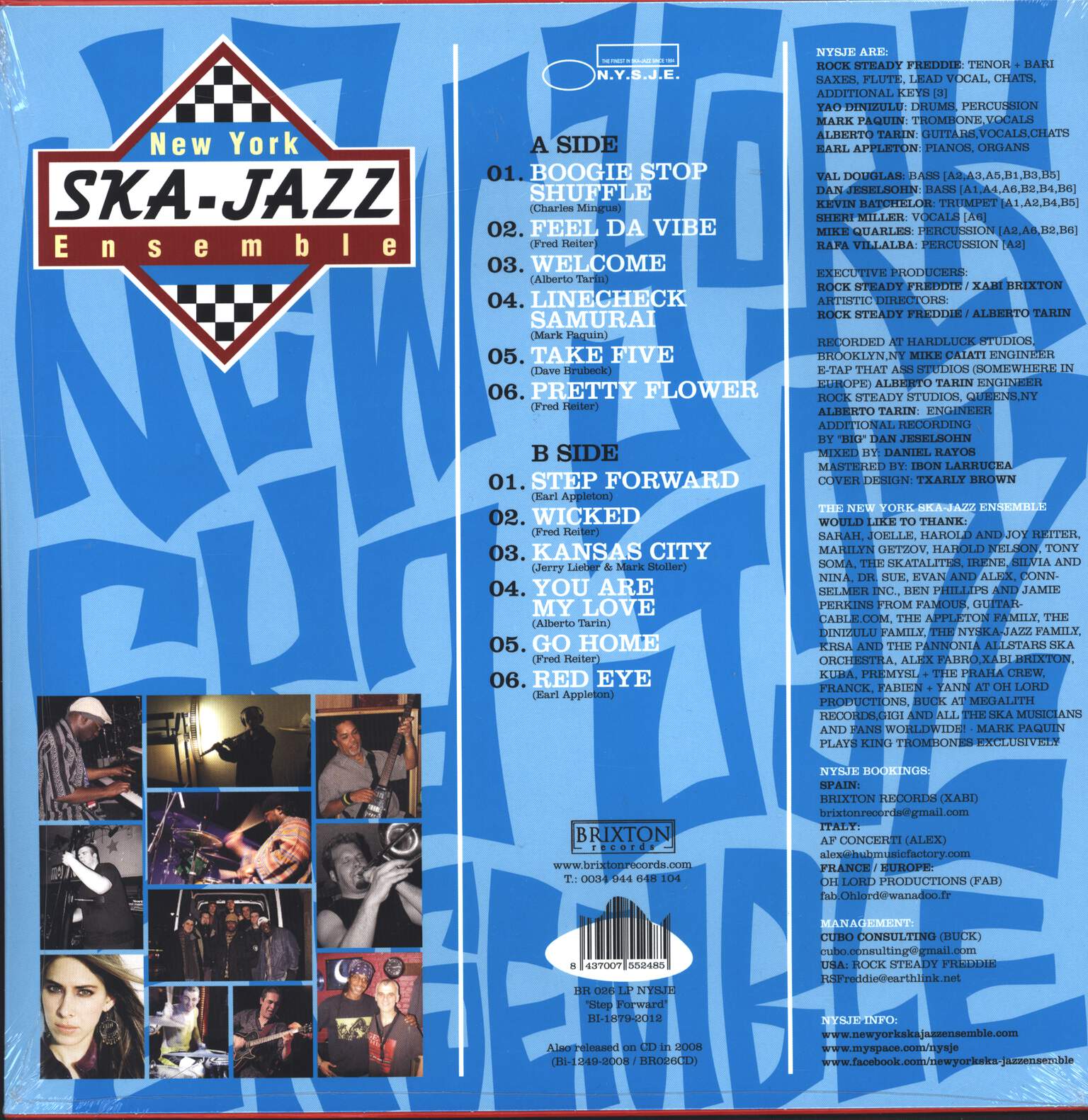 New York Ska Jazz Ensemble: Step Foward, LP (Vinyl)