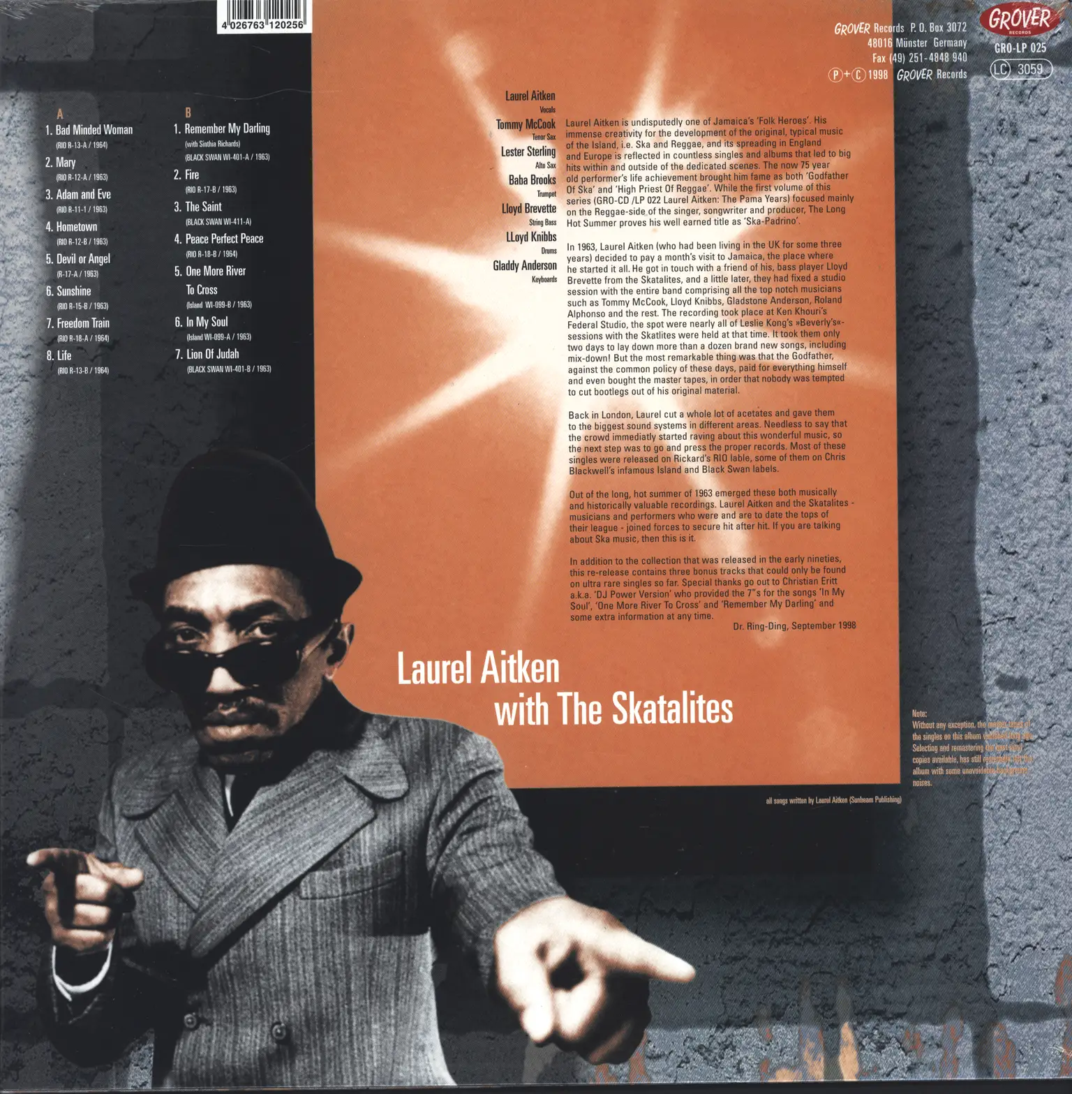 Laurel Aitken: The Legendary Godfather Of Ska - Volume 2 - The Long Hot Summer (1963), LP (Vinyl)