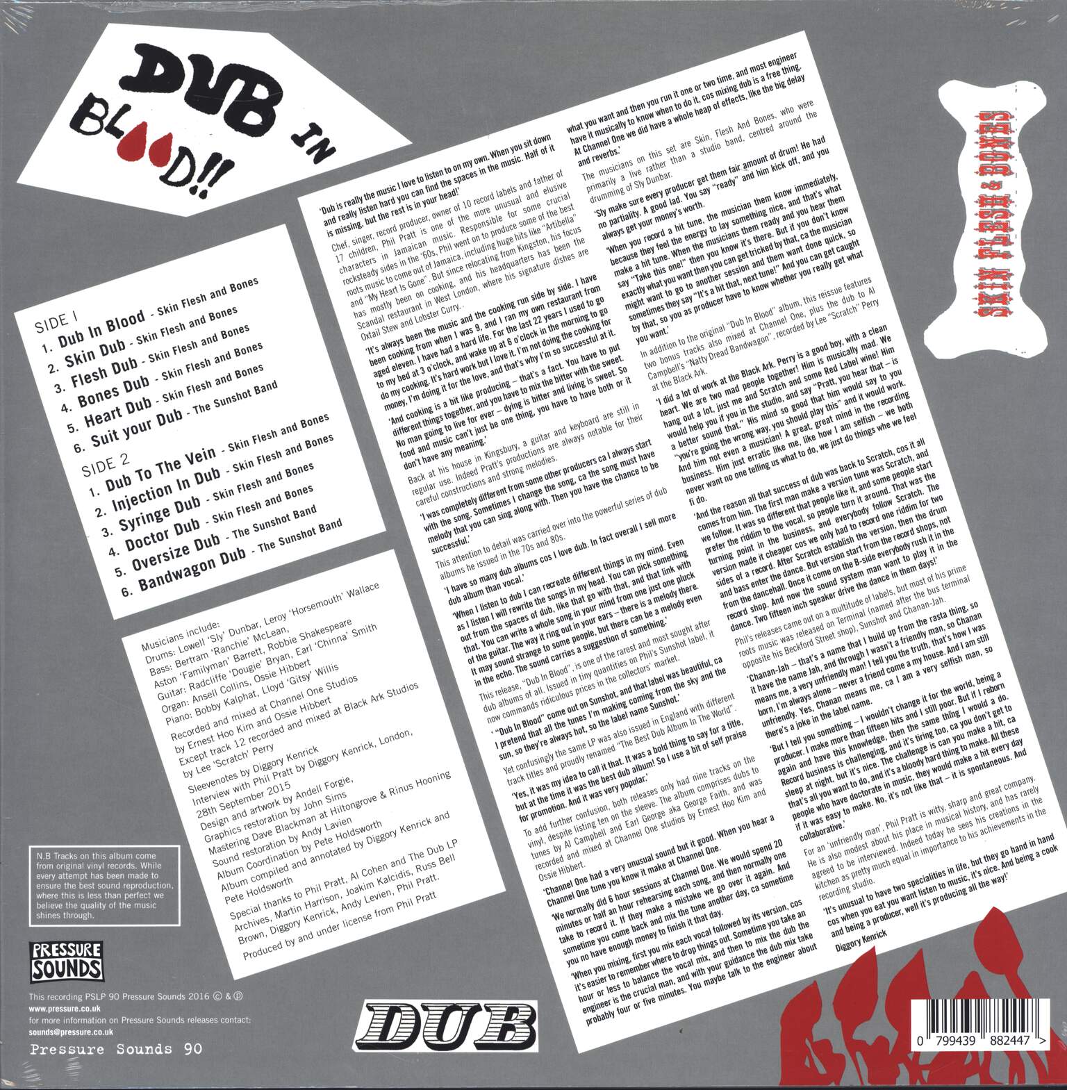 Skin, Flesh & Bones: Dub In Blood, LP (Vinyl)