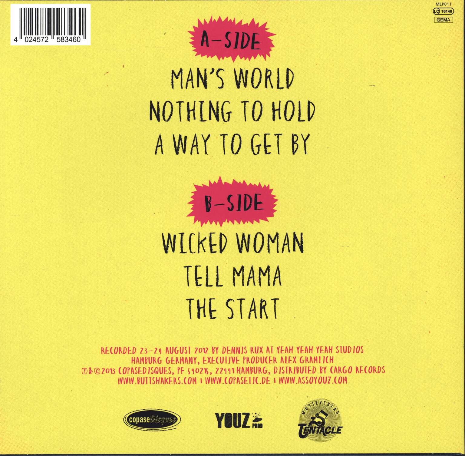 The Buttshakers: Wicked Woman, Mini LP (Vinyl)