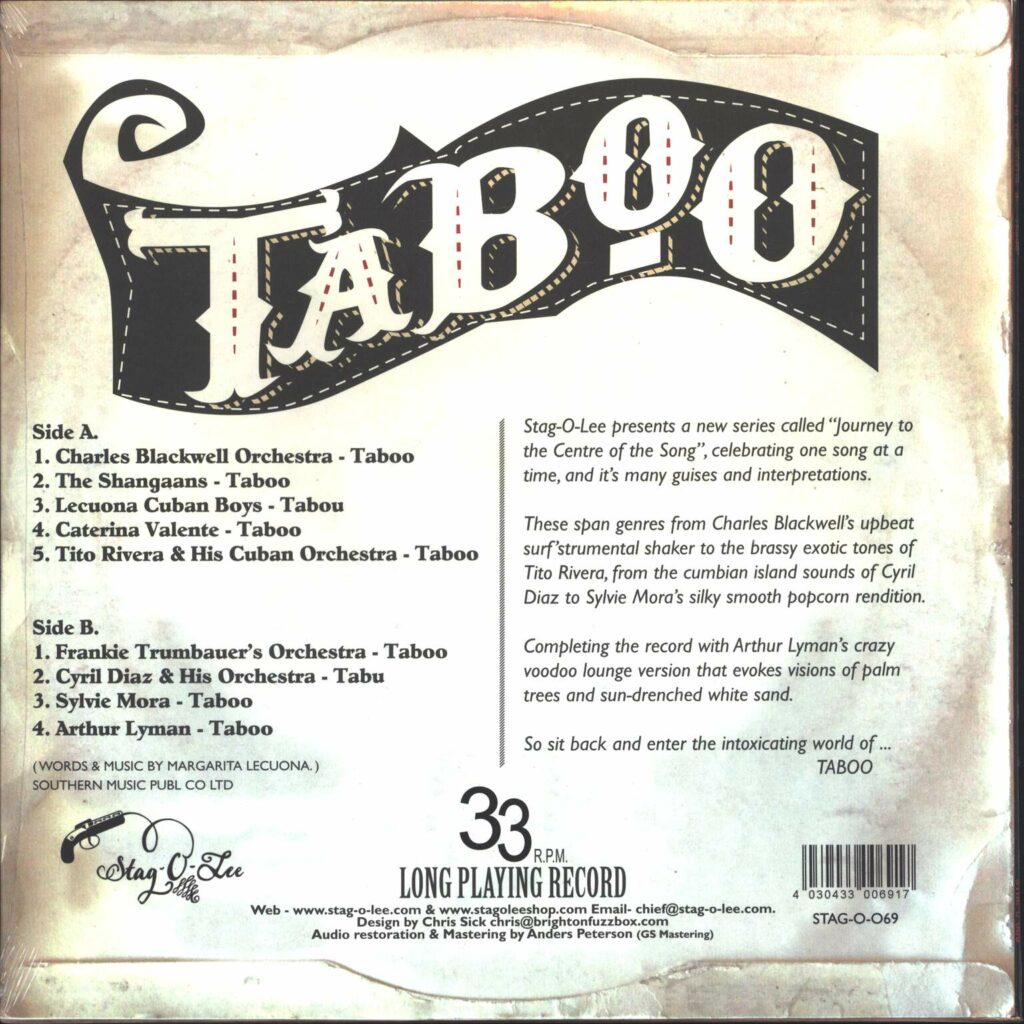 Various: Taboo - An Exploration Into The Exotic World Of Taboo Volume 1, LP (Vinyl)
