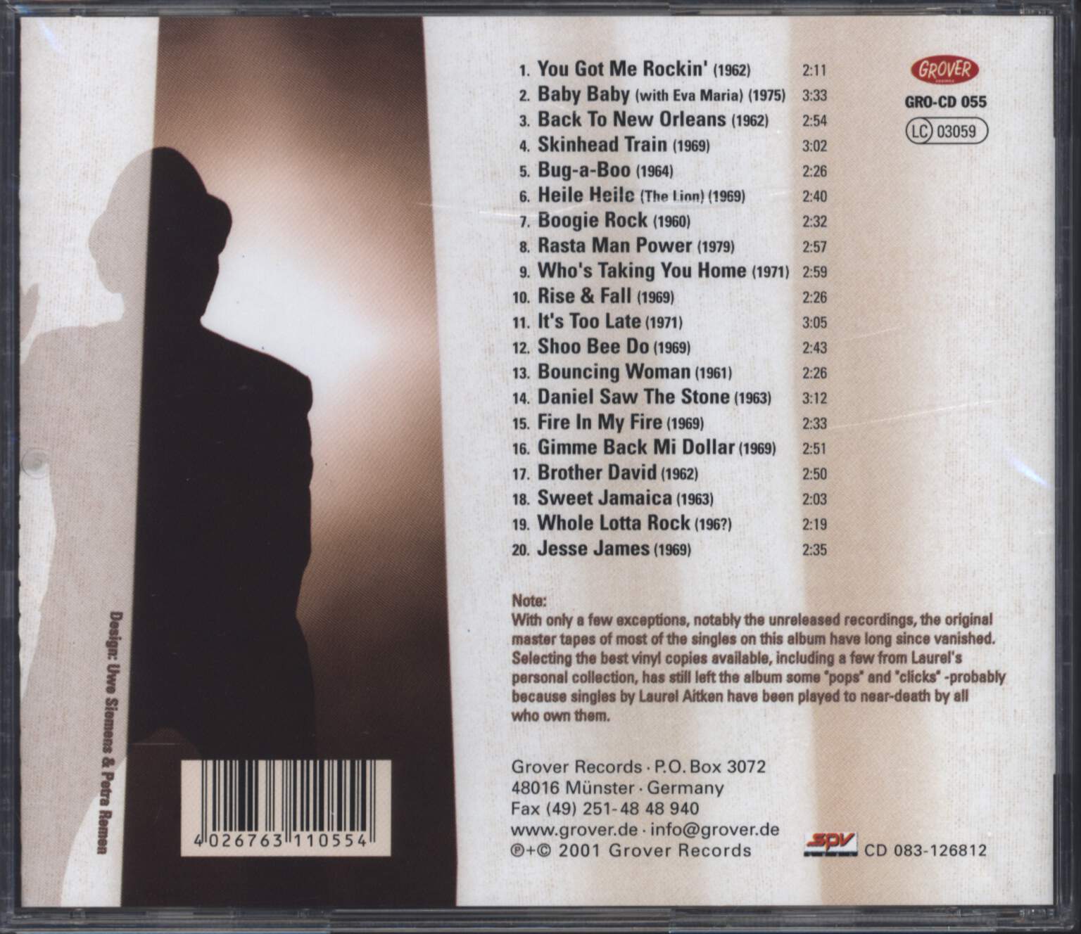Laurel Aitken: Rise & Fall - The Legendary Godfather Of Ska Volume 4 - Personal Selections 1960-1979, CD