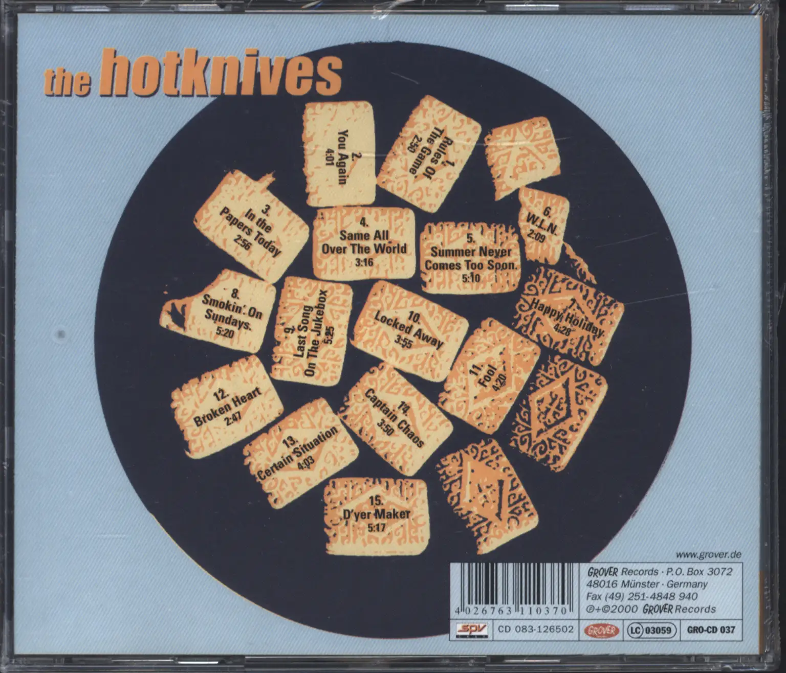 Hotknives: Screams, Dreams And Custard Creams, CD