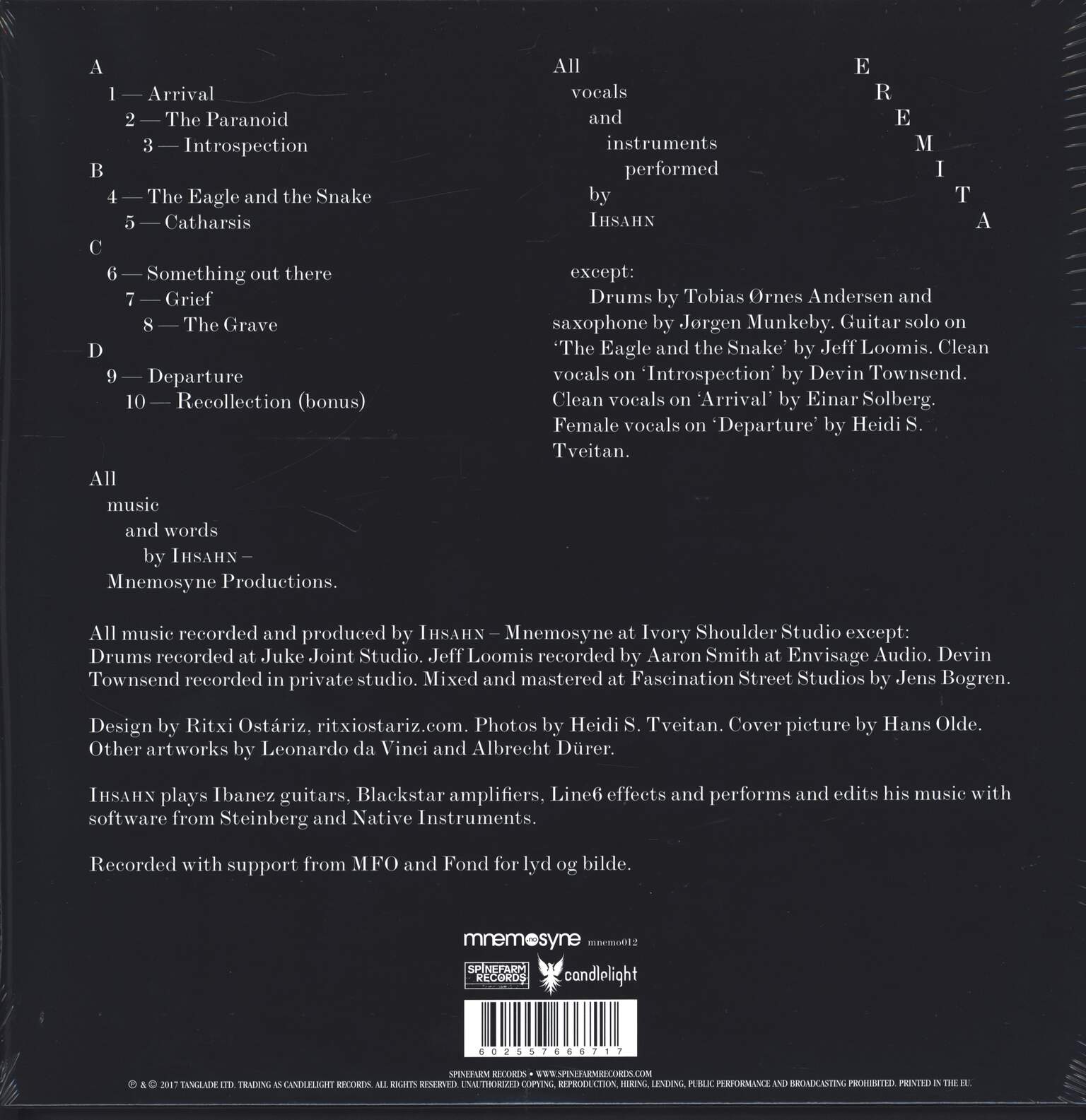 Ihsahn: Eremita, 2×LP (Vinyl)