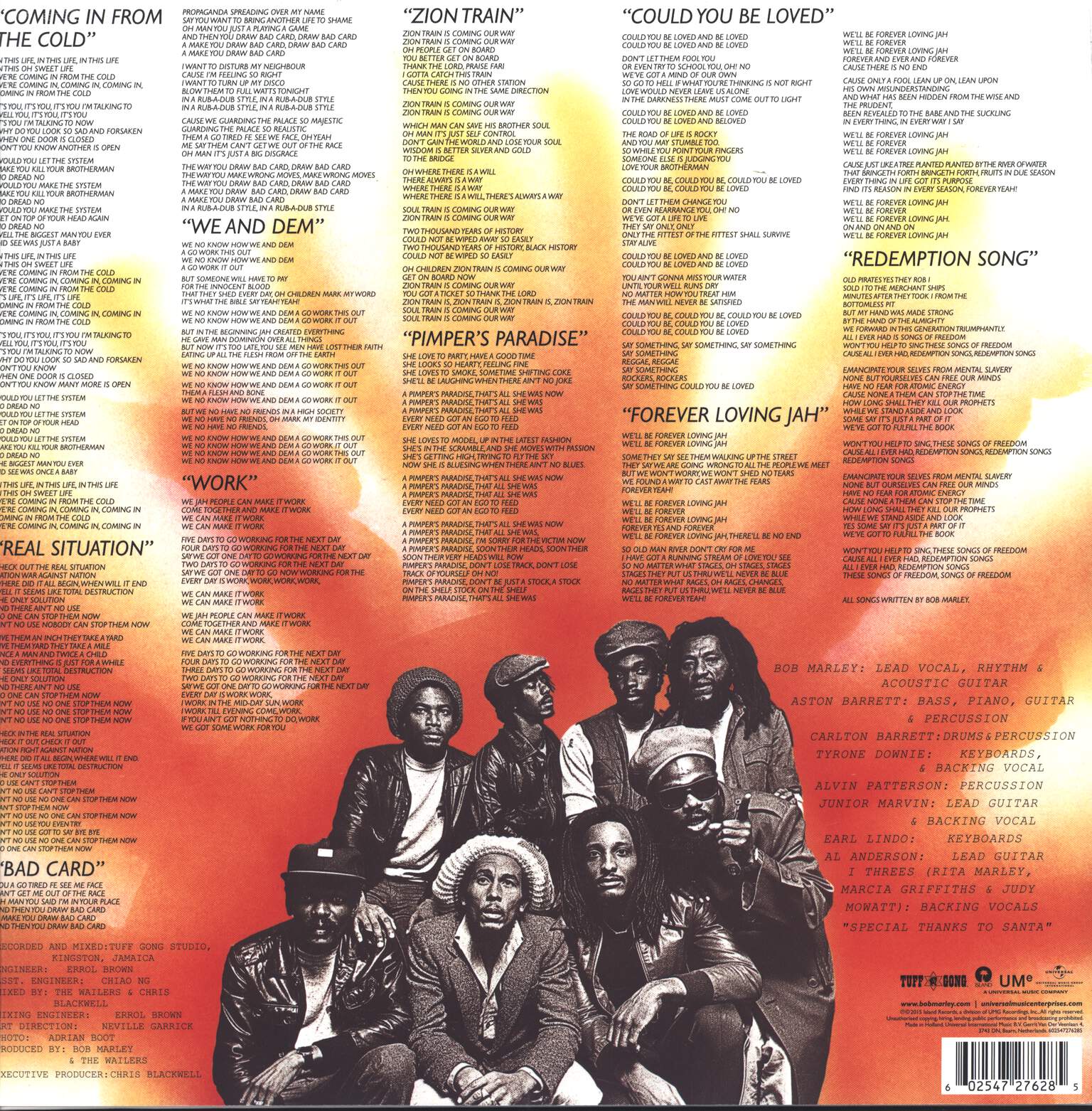 Bob Marley & The Wailers: Uprising, LP (Vinyl)