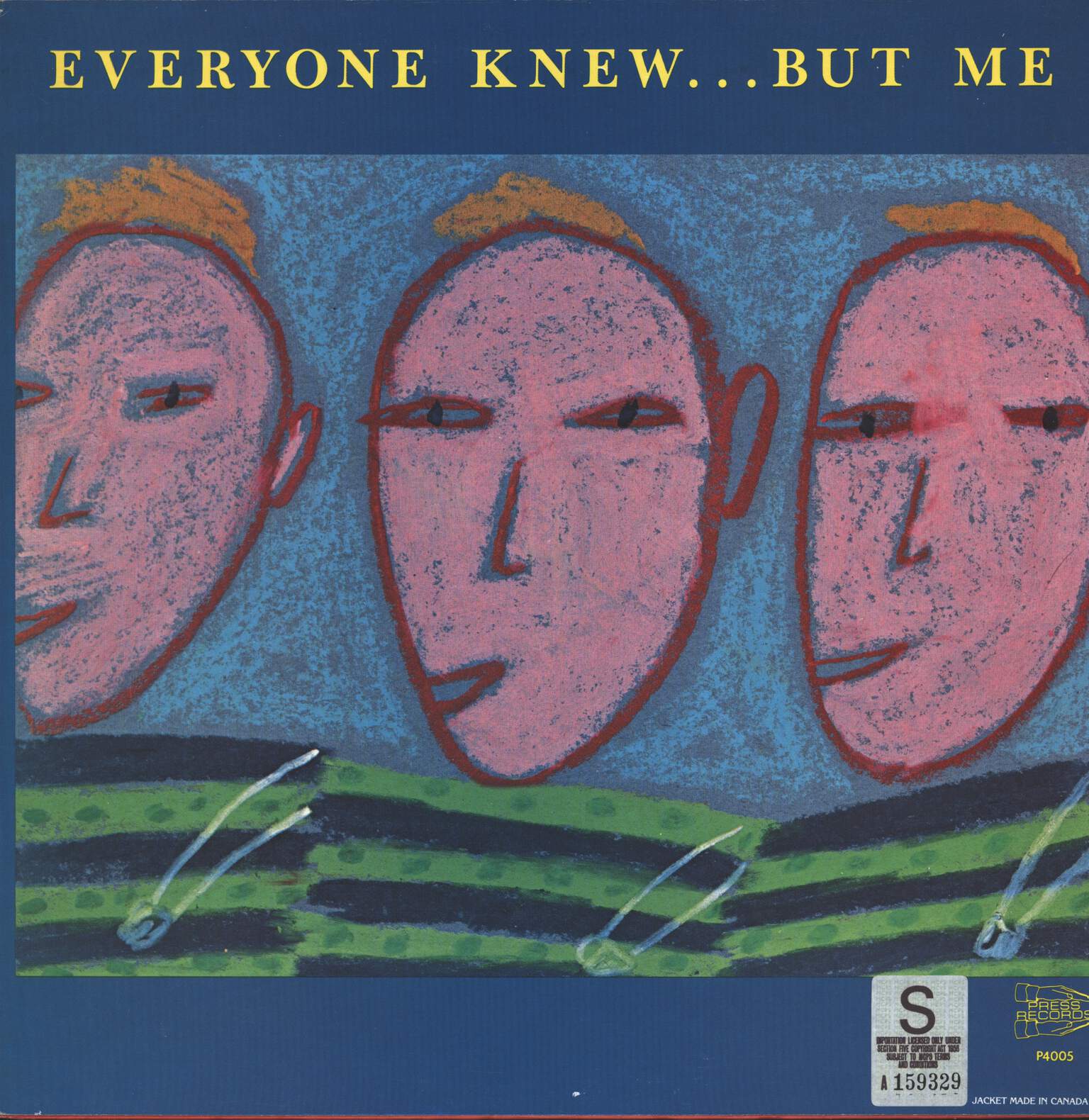 Jad Fair: Everyone Knew...But Me, LP (Vinyl)