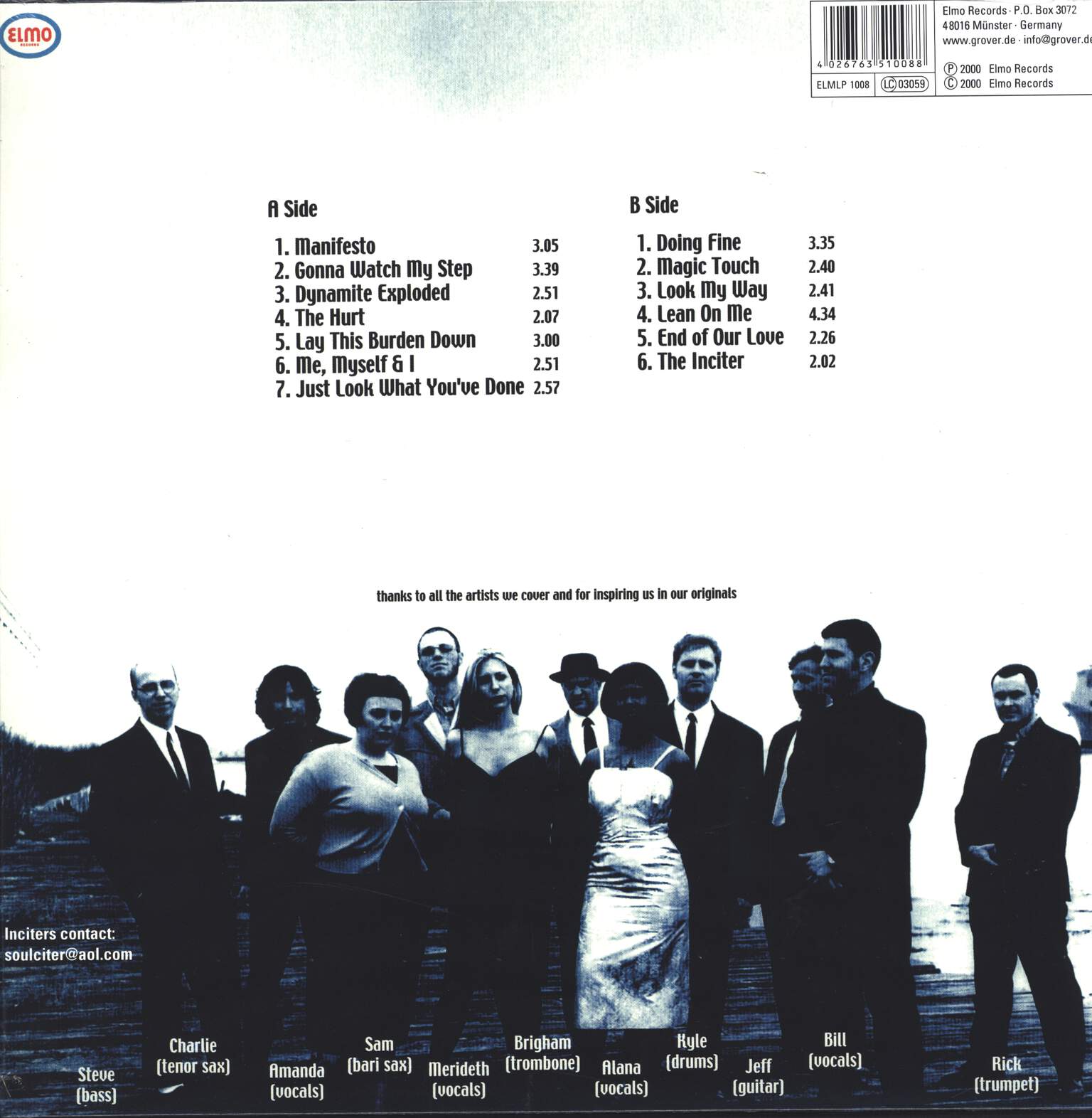 The Inciters: Doing Fine, LP (Vinyl)