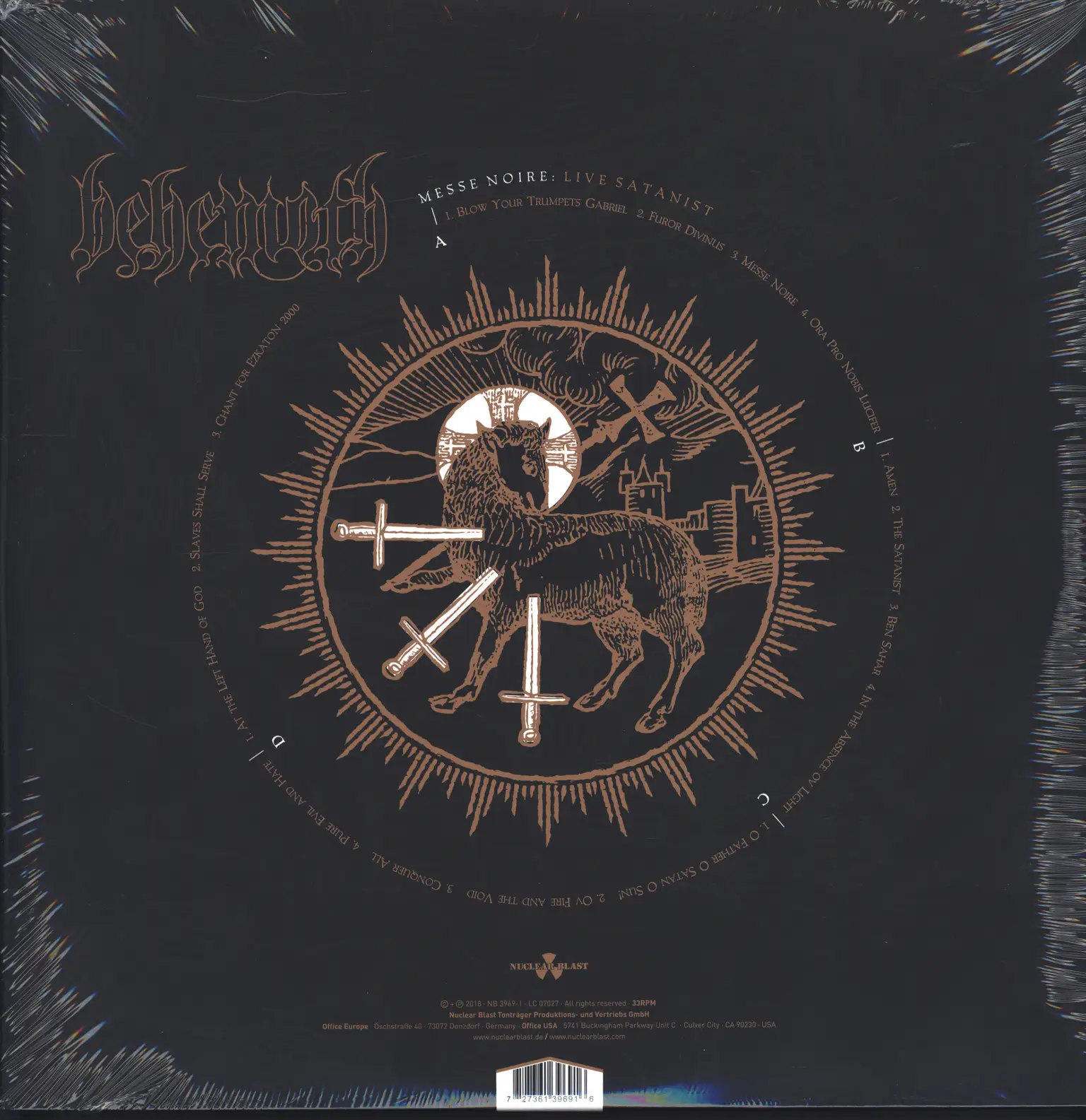 Behemoth: Messe Noire, LP (Vinyl)