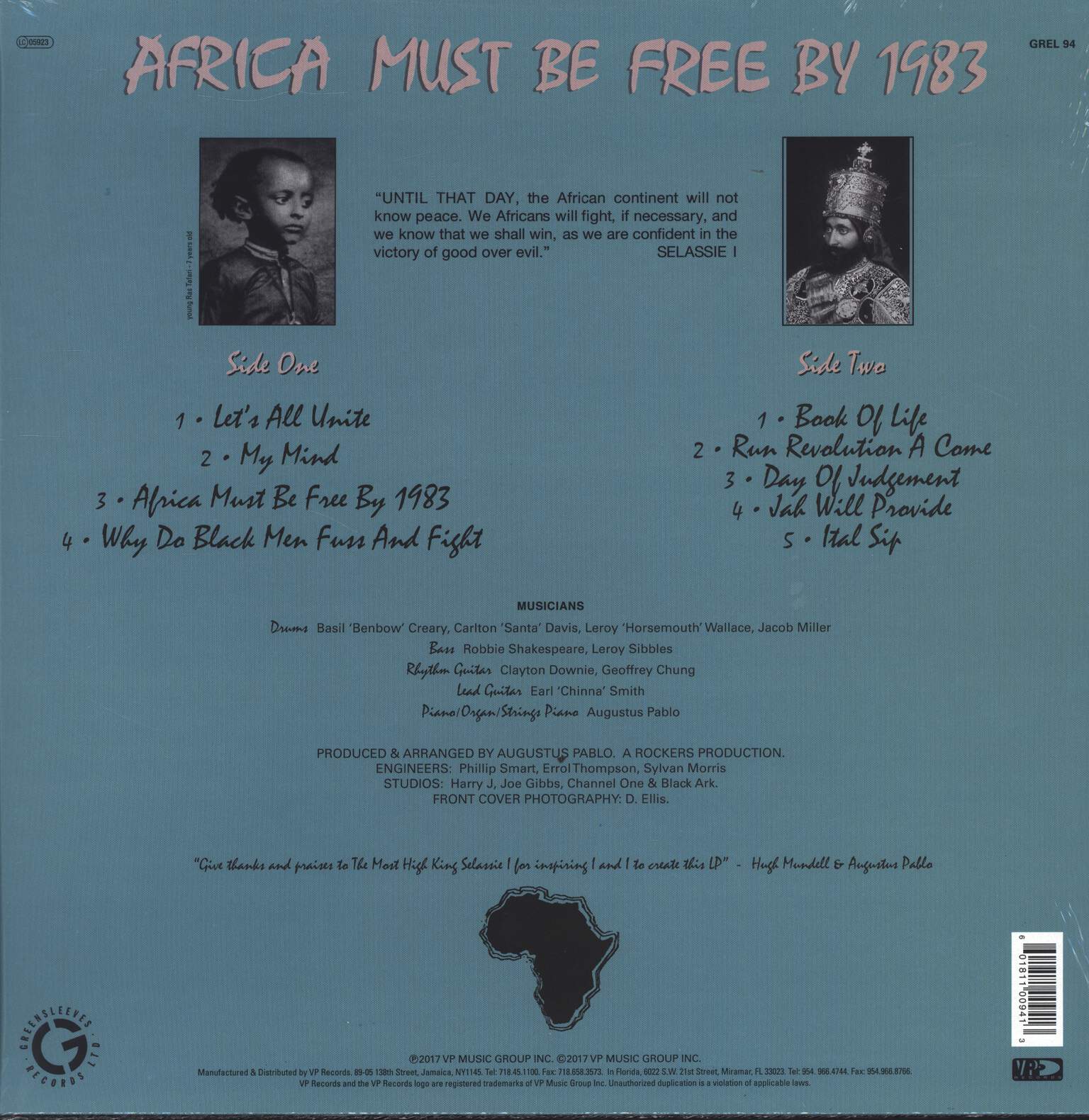 Hugh Mundell: Africa Must Be Free By 1983, LP (Vinyl)