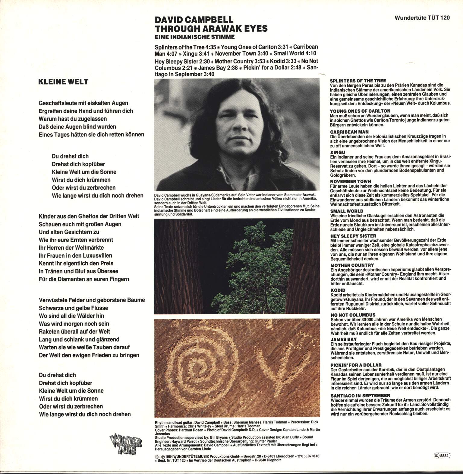 David Campbell: Through Arawak Eyes, LP (Vinyl)