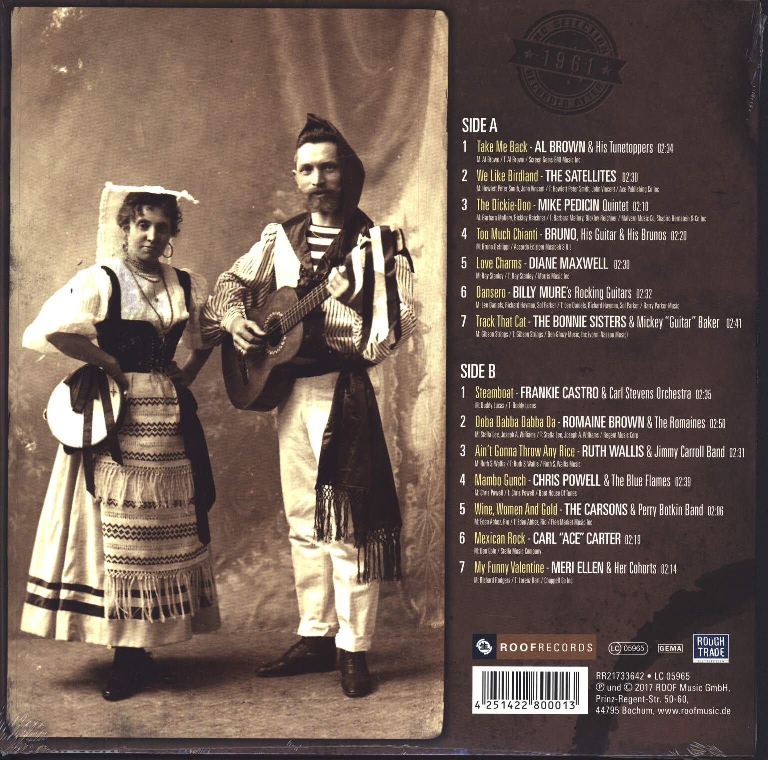Various: Down At The Ugly Men's Lounge Vol. 1, 10" Vinyl EP