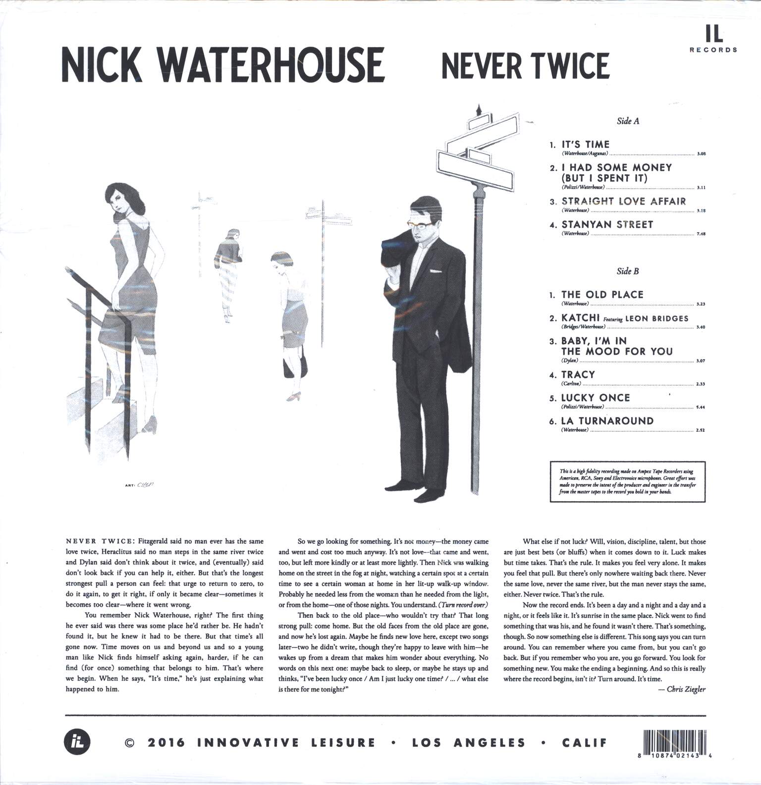 Nick Waterhouse: Never Twice, LP (Vinyl)