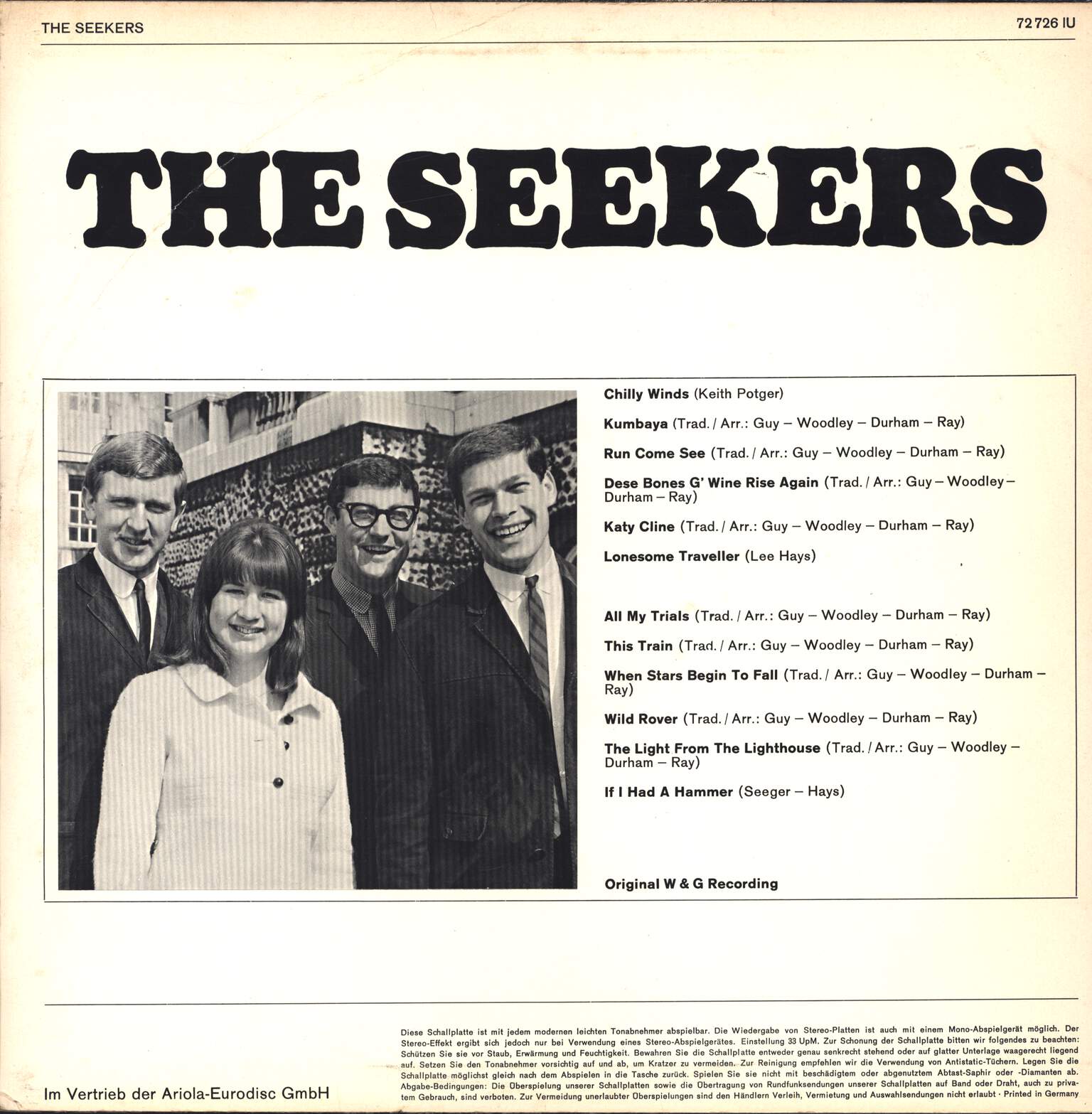 The Seekers: The Seekers, LP (Vinyl)