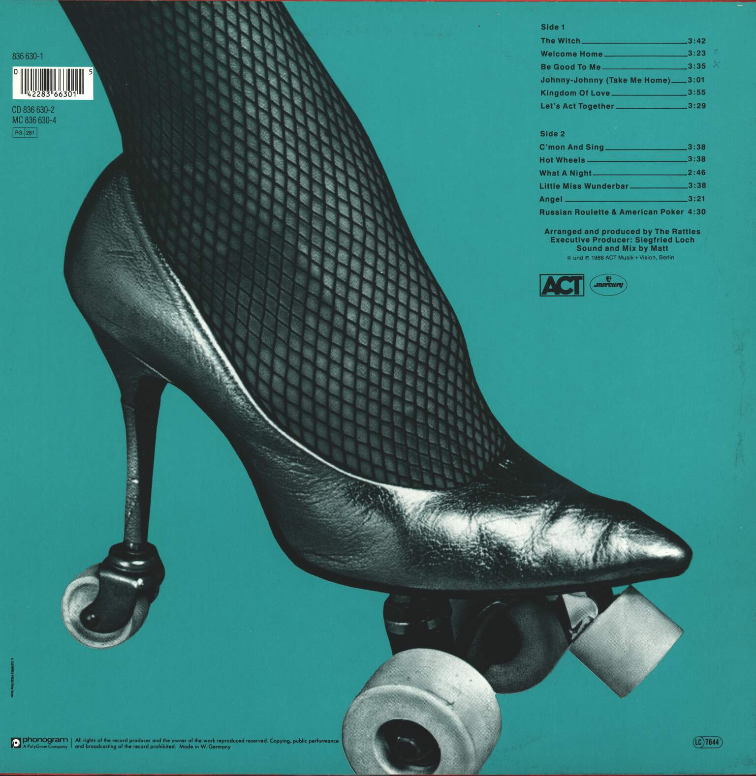 The Rattles: Hot Wheels, LP (Vinyl)