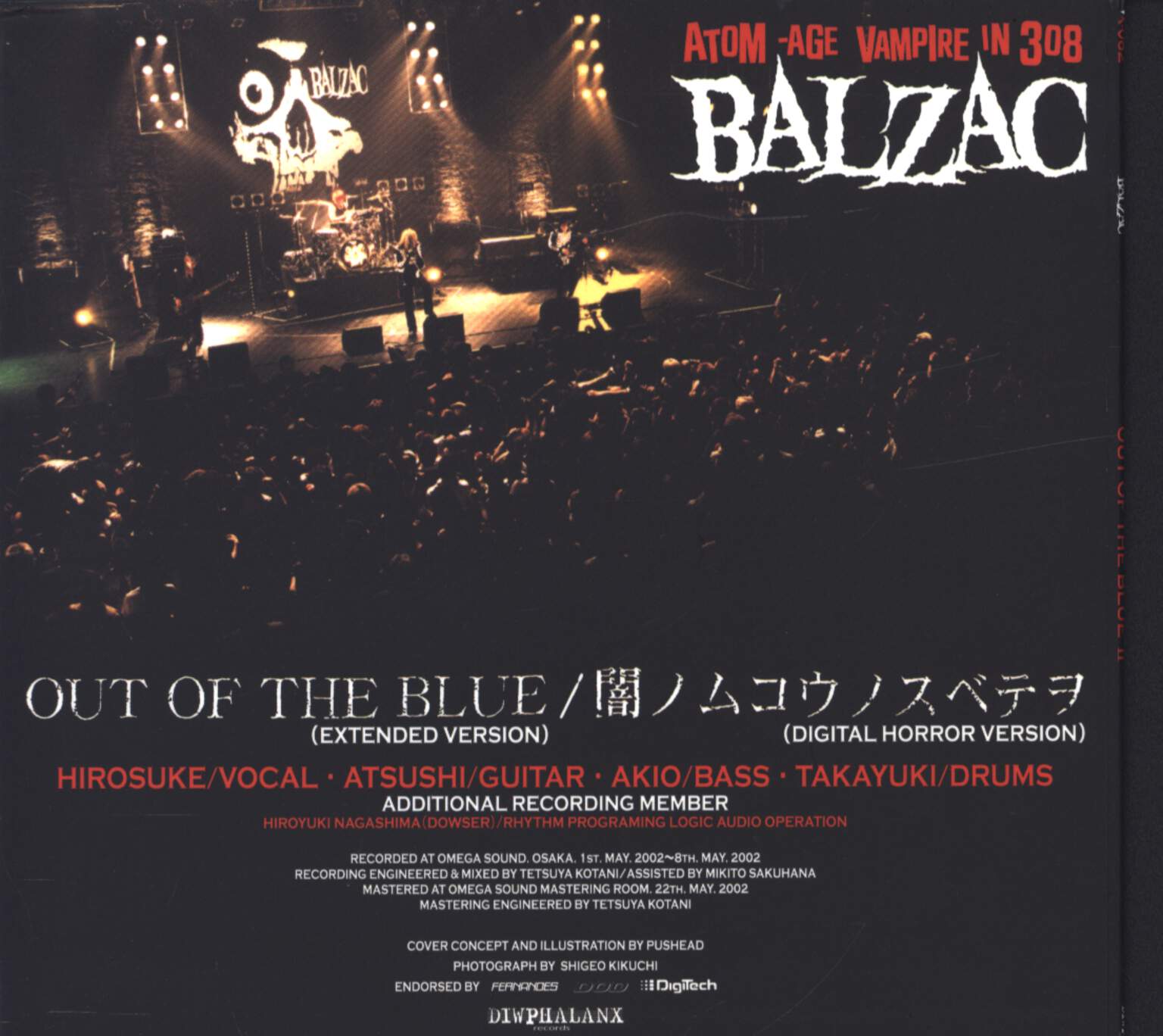 Balzac: Out Of The Blue II, Mini CD