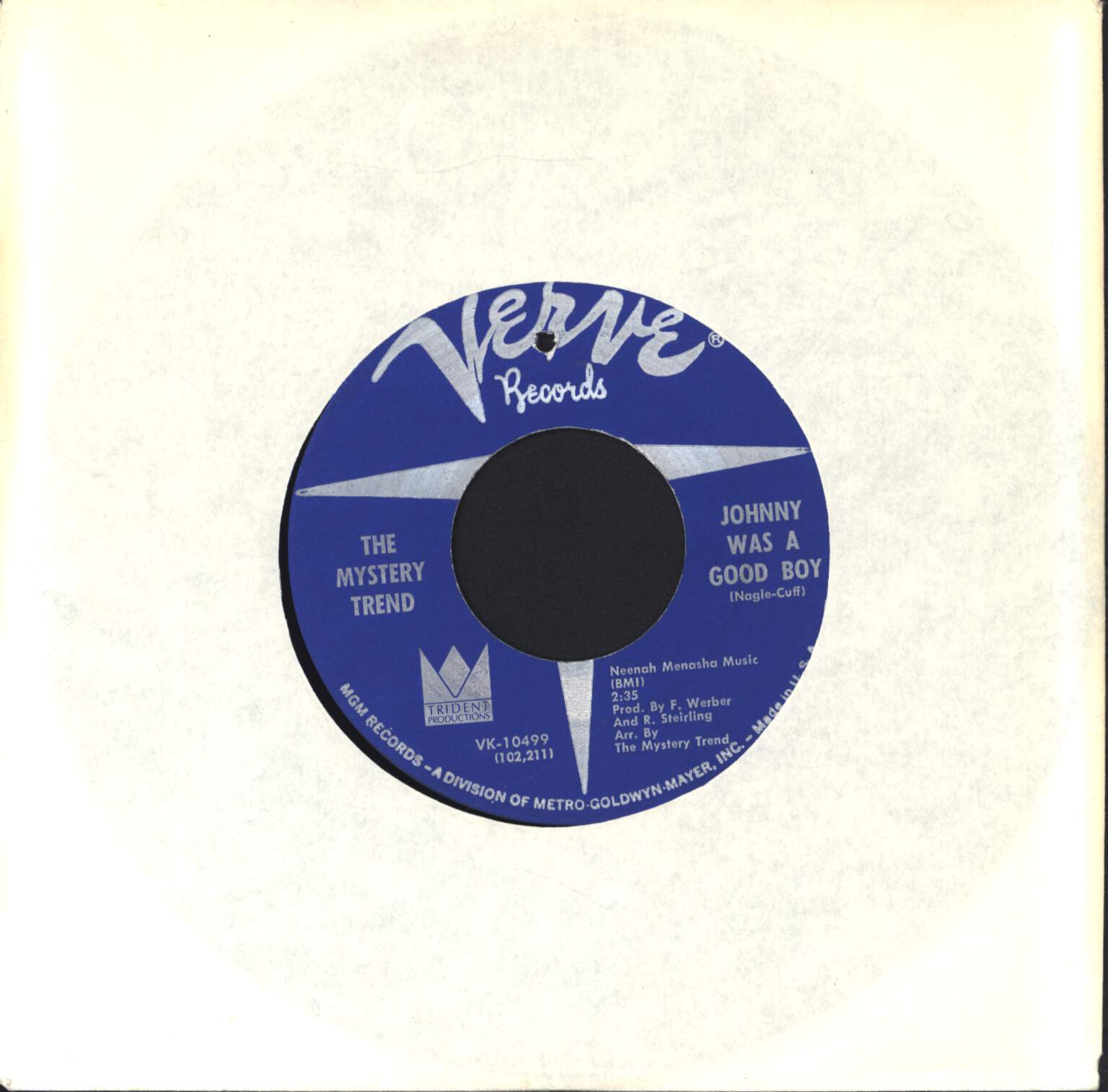 The Mystery Trend: Johnny Was A Good Boy, 7" Single (Vinyl)