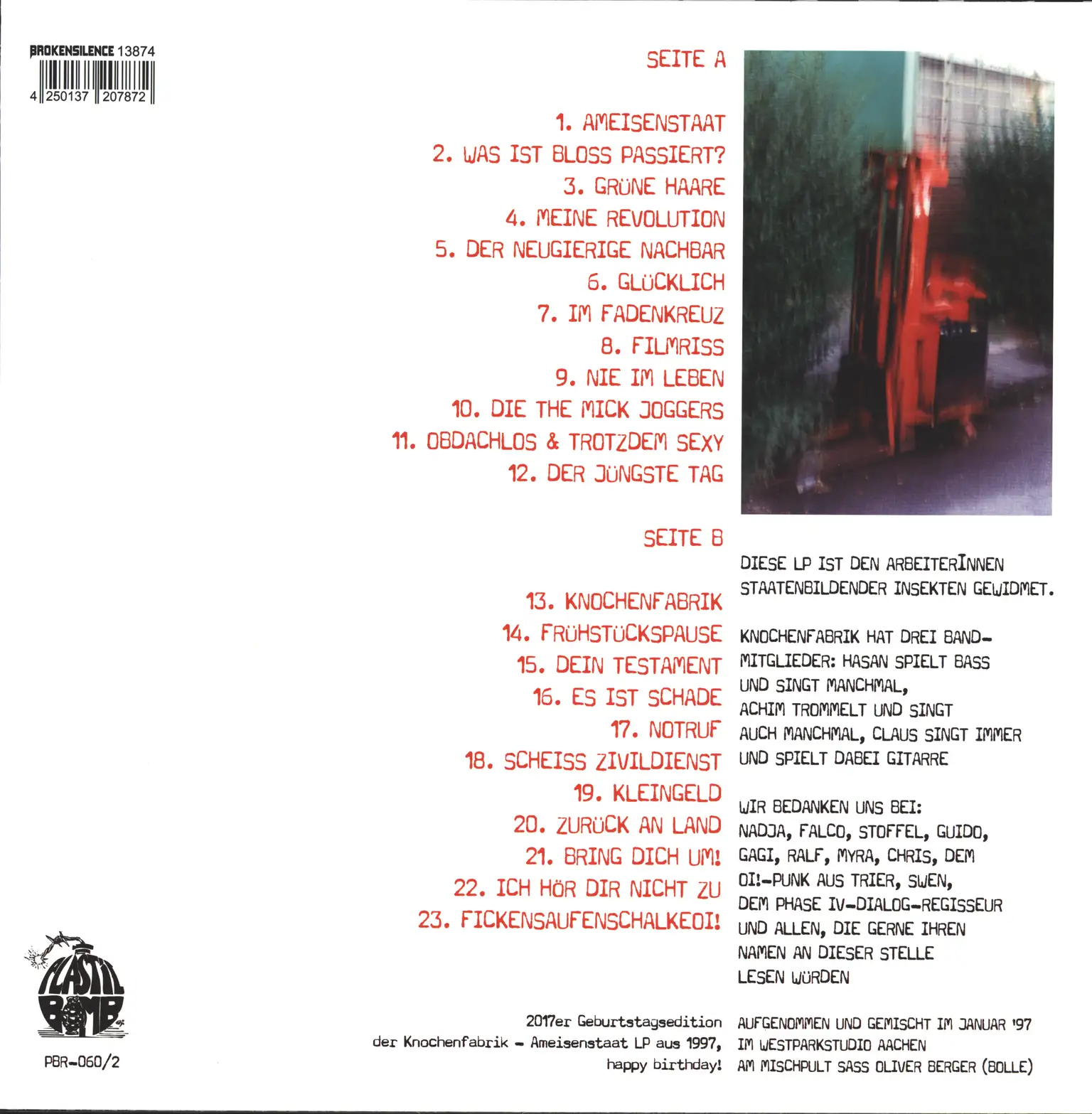 Knochenfabrik: Ameisenstaat, LP (Vinyl)