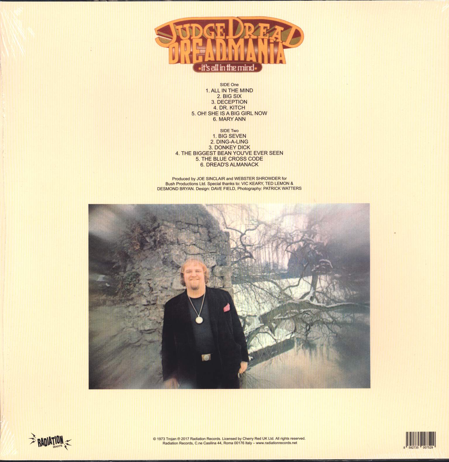 Judge Dread: Dreadmania - It's All In The Mind, LP (Vinyl)