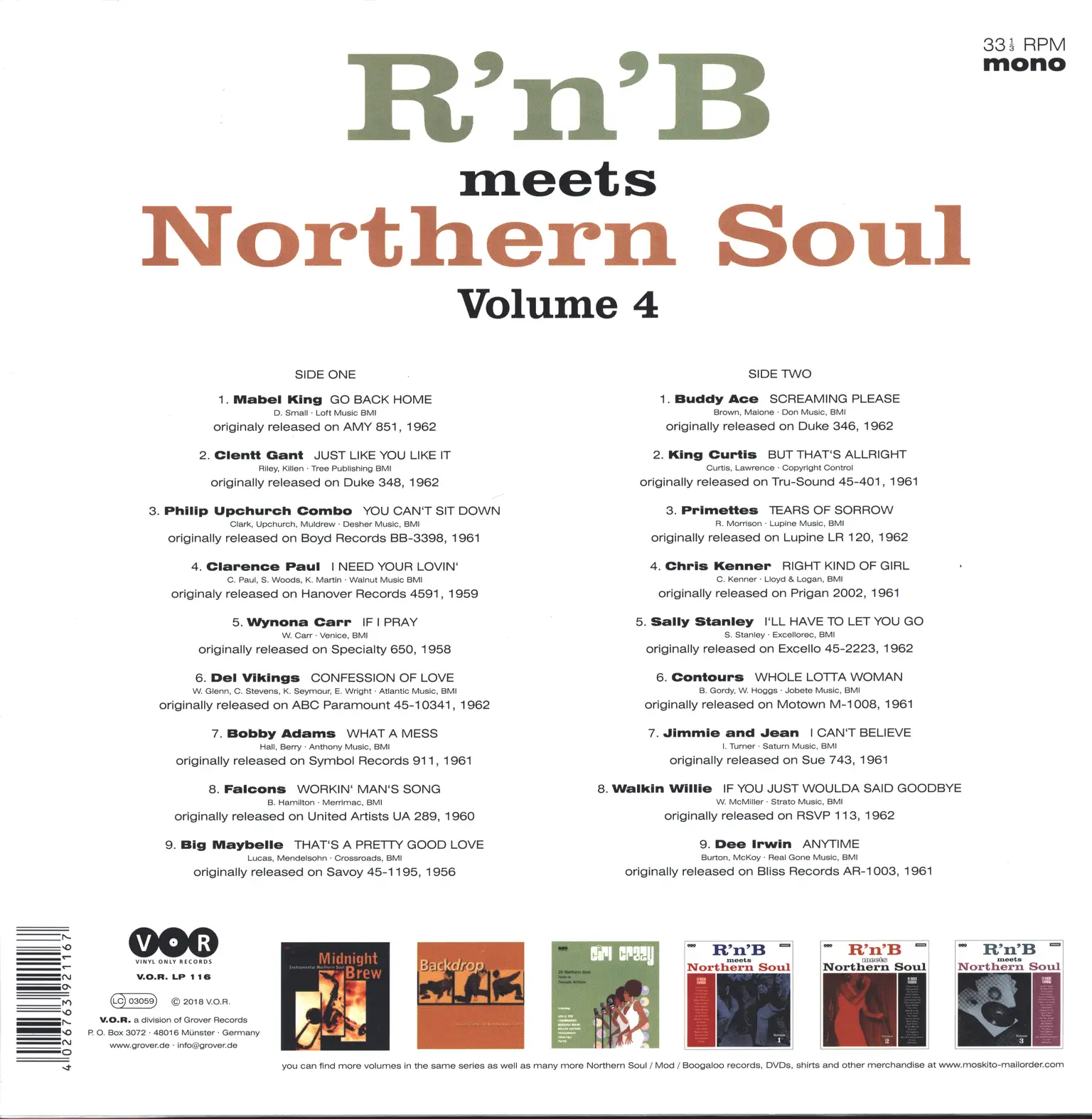 Various: R'n'B Meets Northern Soul Volume 4, LP (Vinyl)