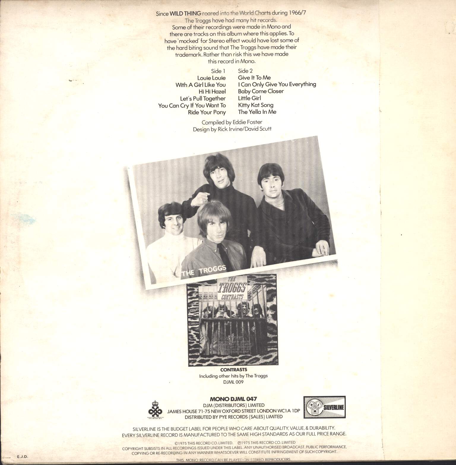 The Troggs: With A Girl Like You, LP (Vinyl)