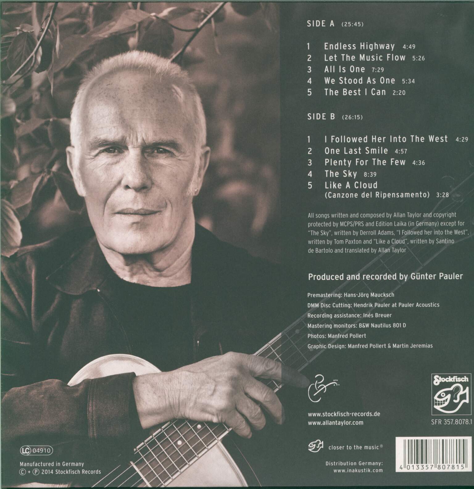 Allan Taylor: All is One, LP (Vinyl)