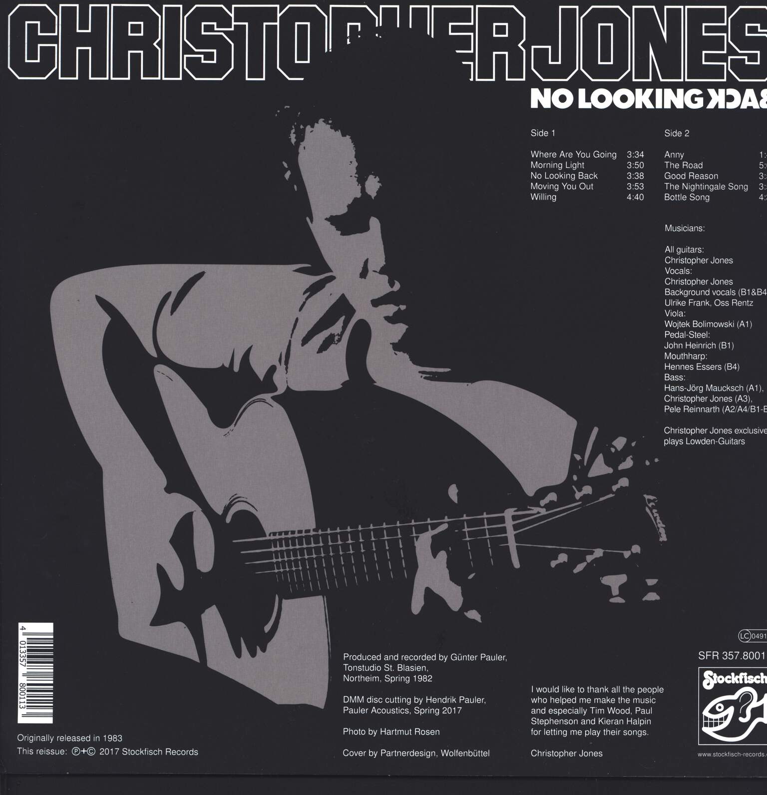 Chris Jones: No Looking Back, LP (Vinyl)