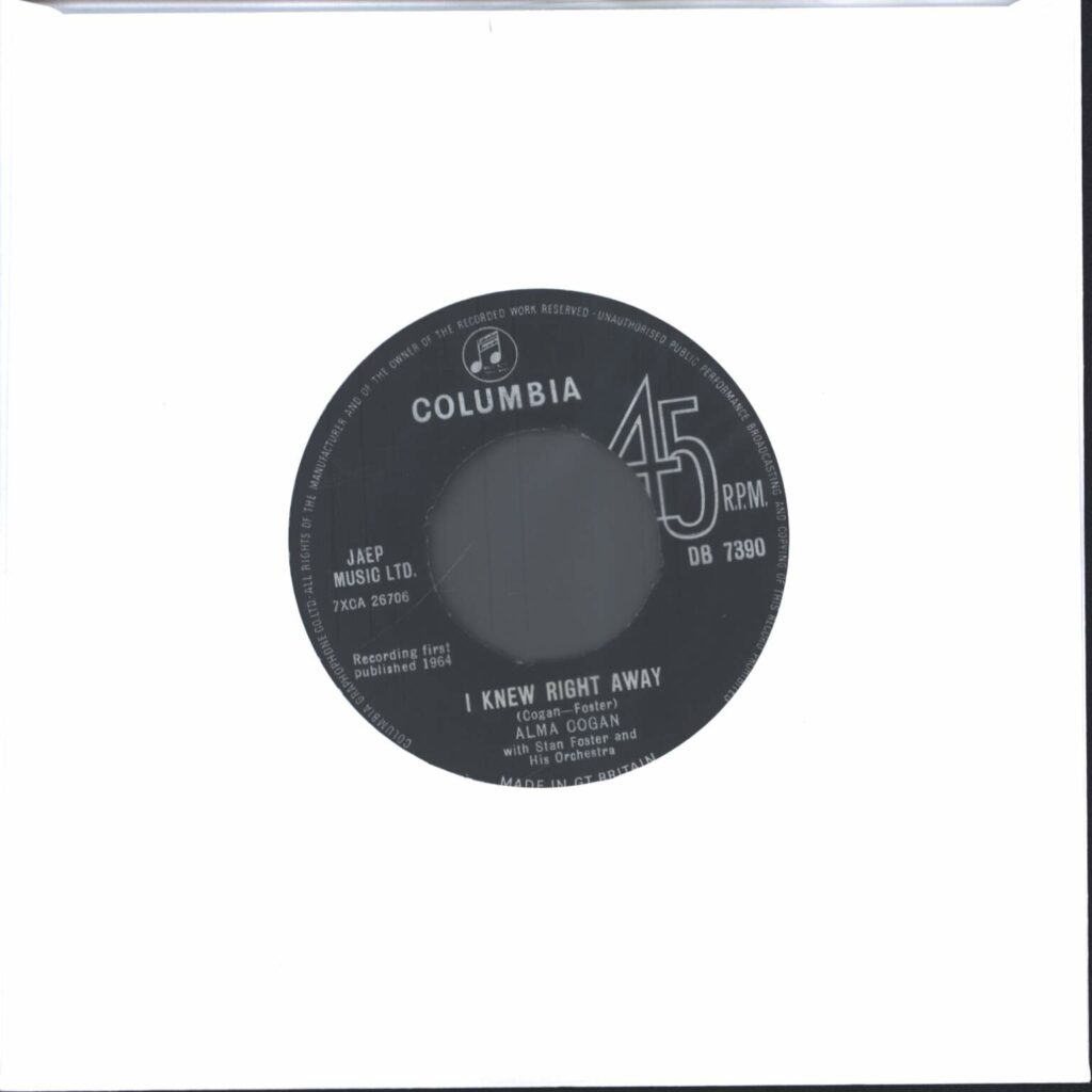Alma Cogan: It's You, 7" Single (Vinyl)