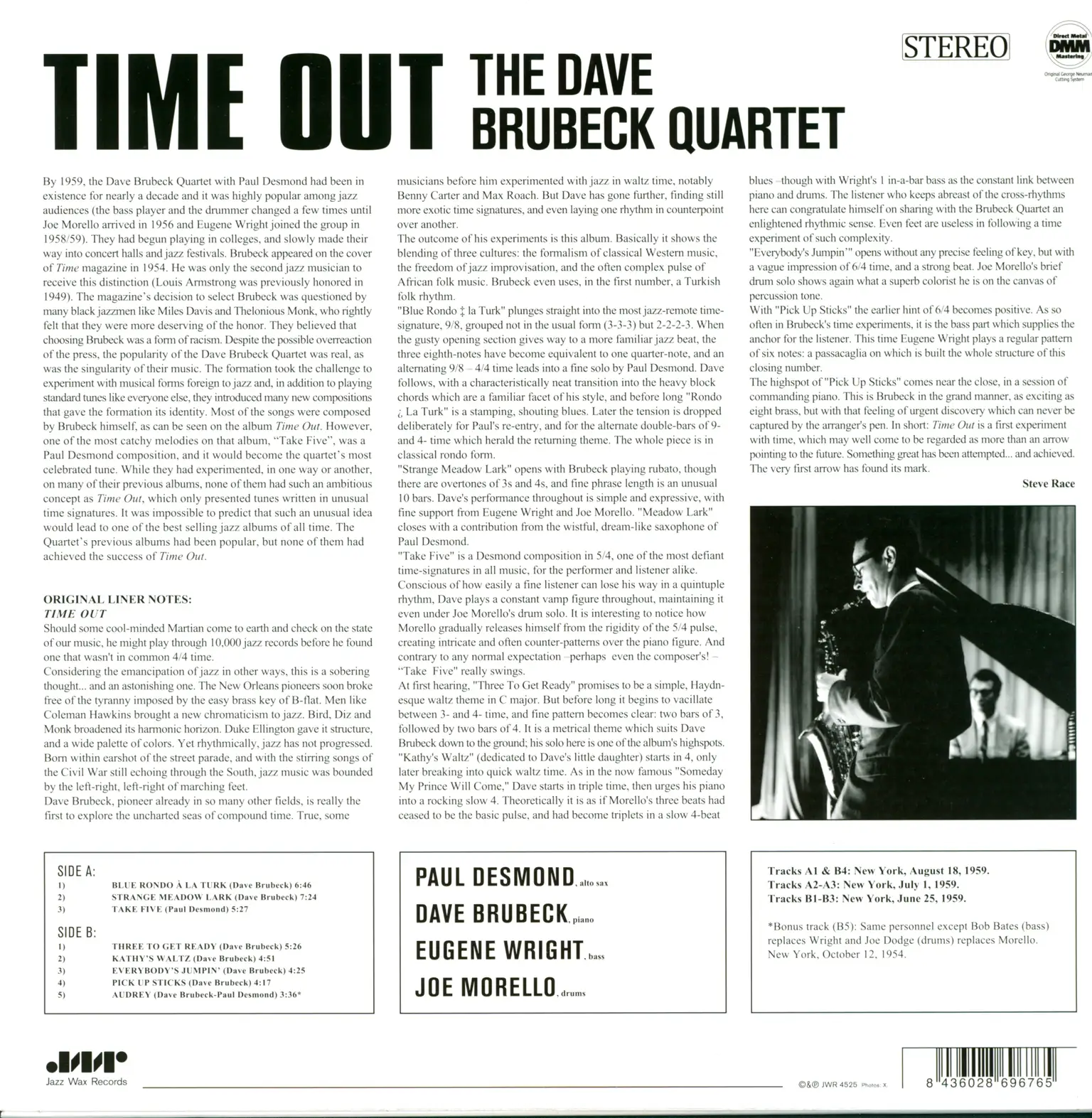 The Dave Brubeck Quartet: Time Out, LP (Vinyl)