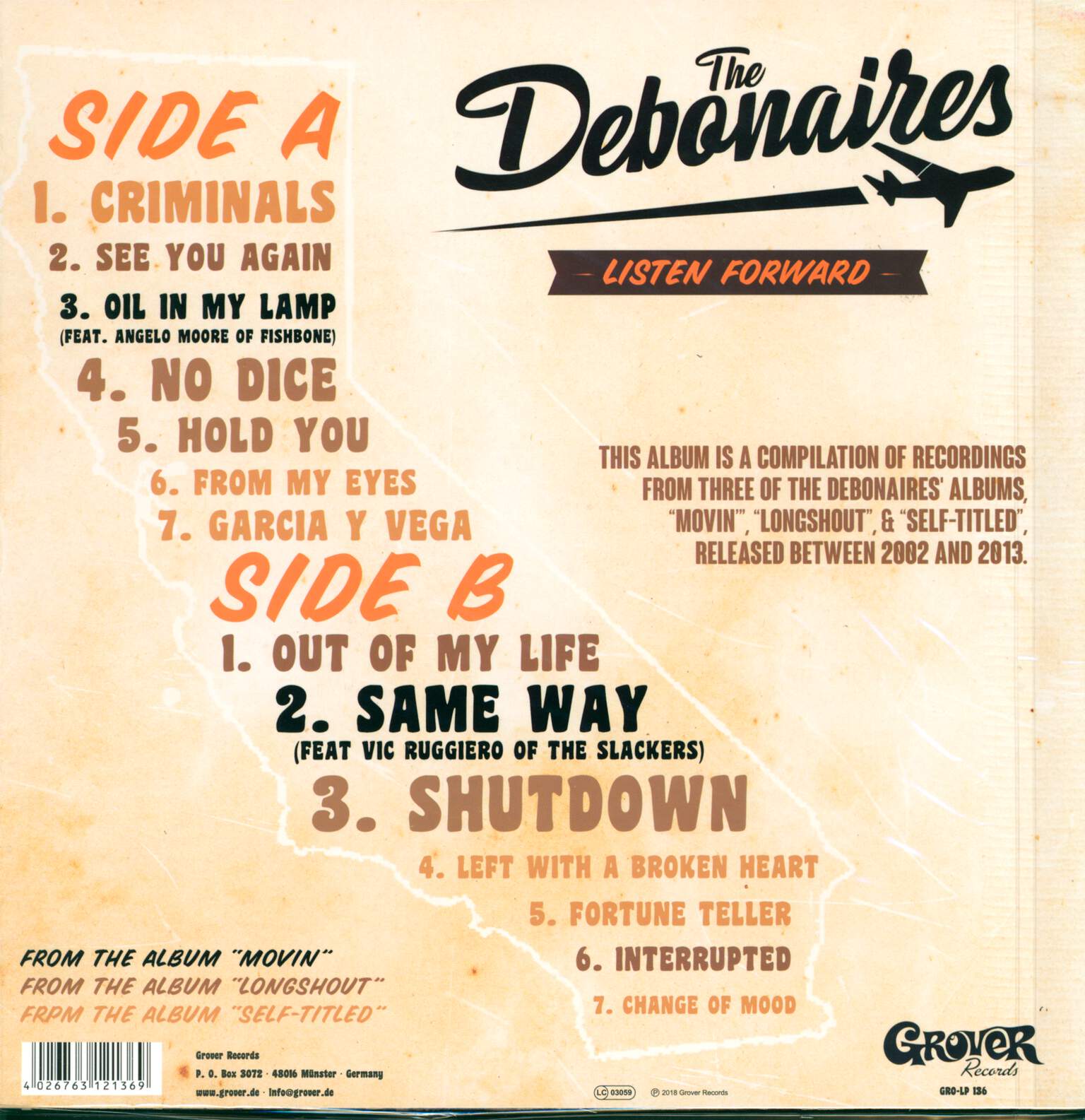Debonaires: Listen Forward, LP (Vinyl)