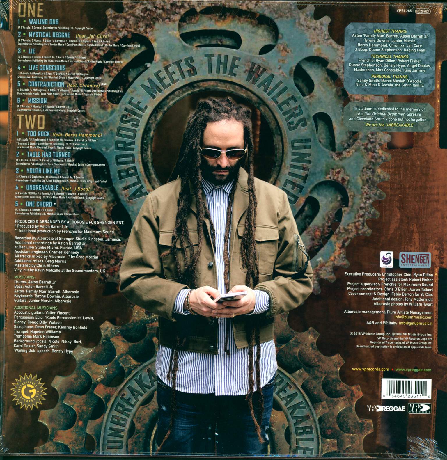 Alborosie: Unbreakable, LP (Vinyl)