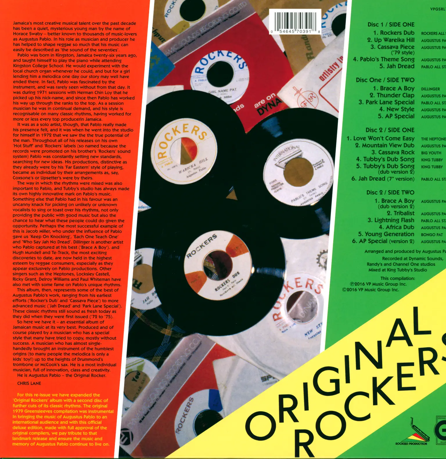 Augustus Pablo: Original Rockers, LP (Vinyl)