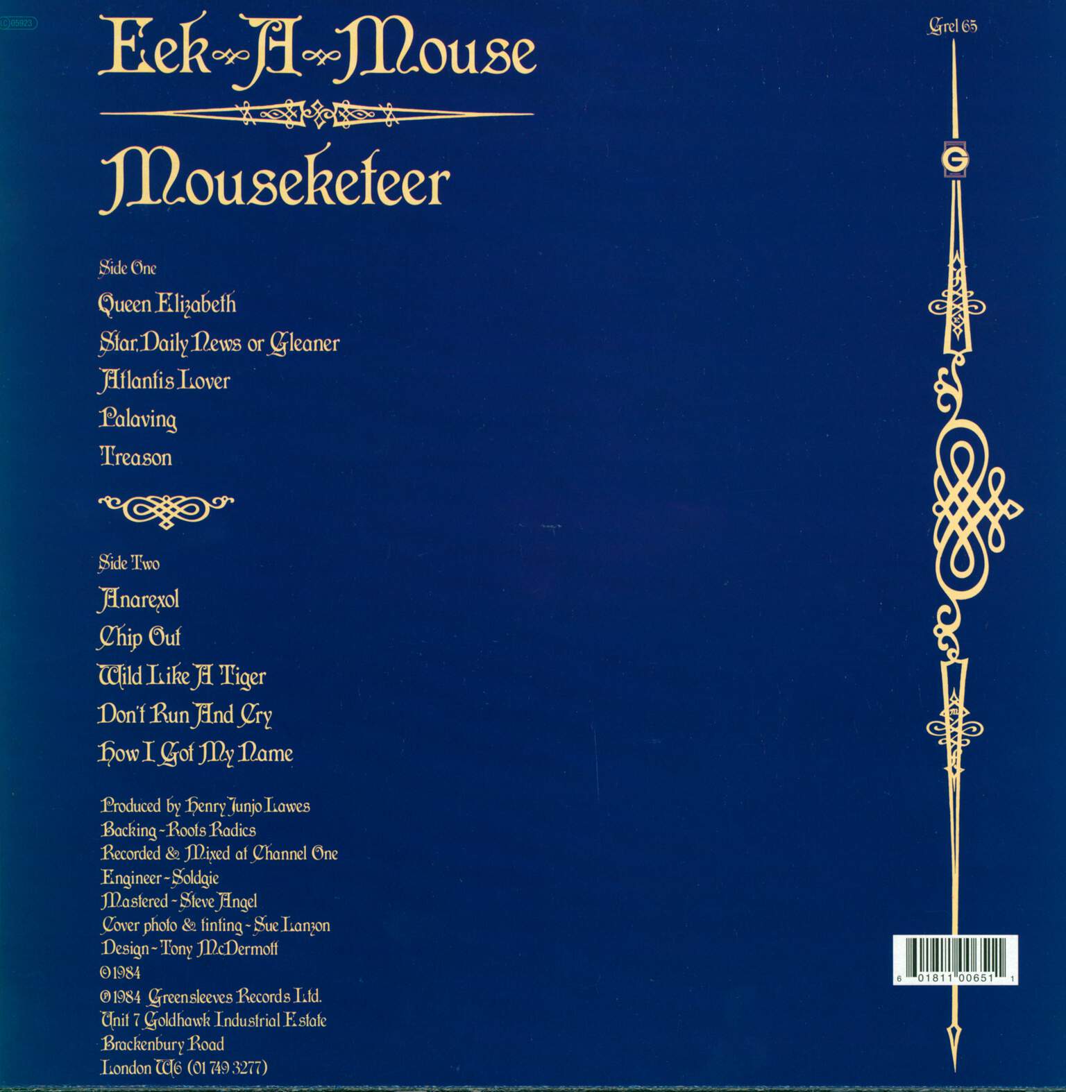 Eek-a-Mouse: Mouseketeer, LP (Vinyl)