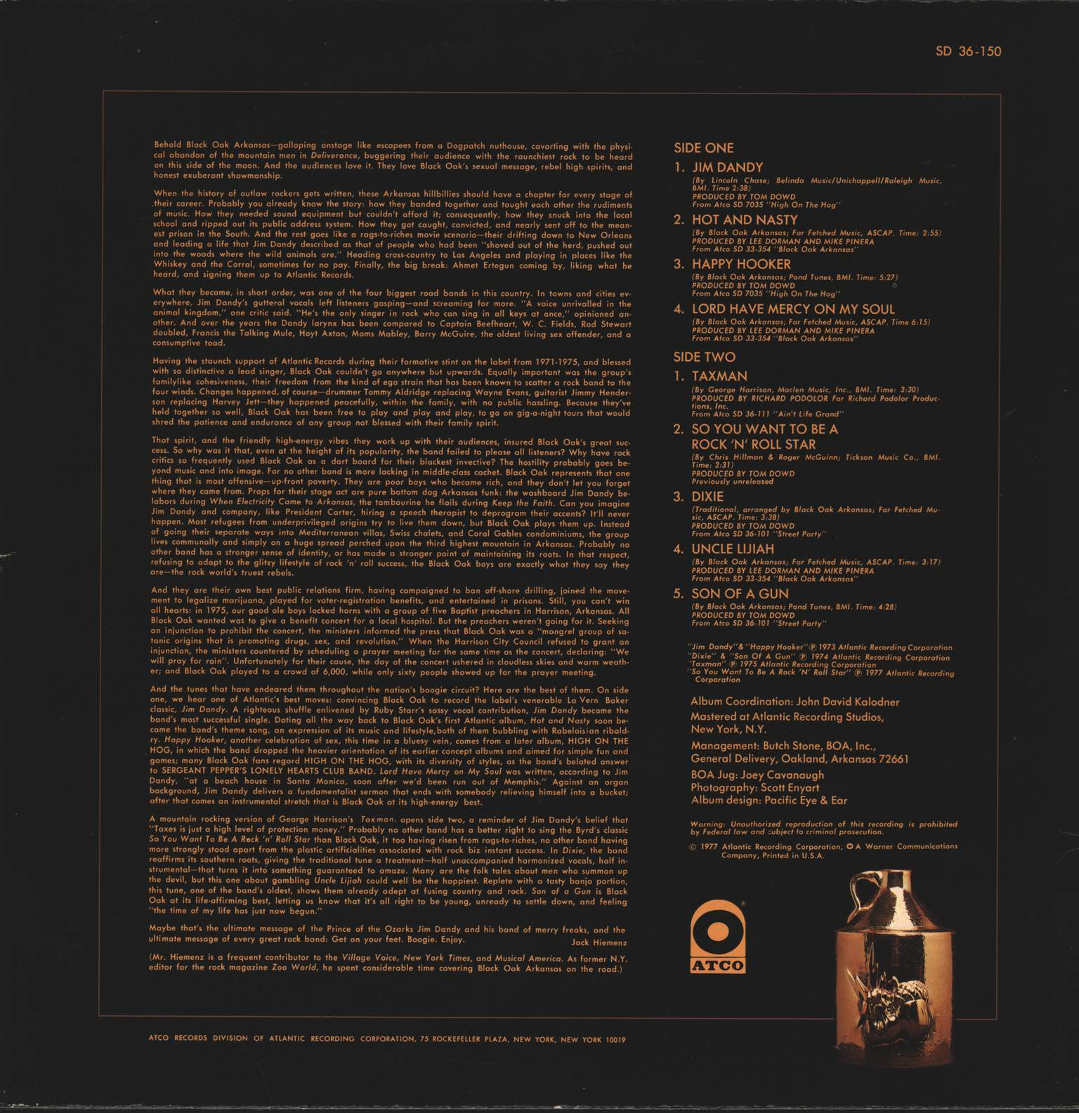 Black Oak Arkansas: The Best Of Black Oak Arkansas, LP (Vinyl)