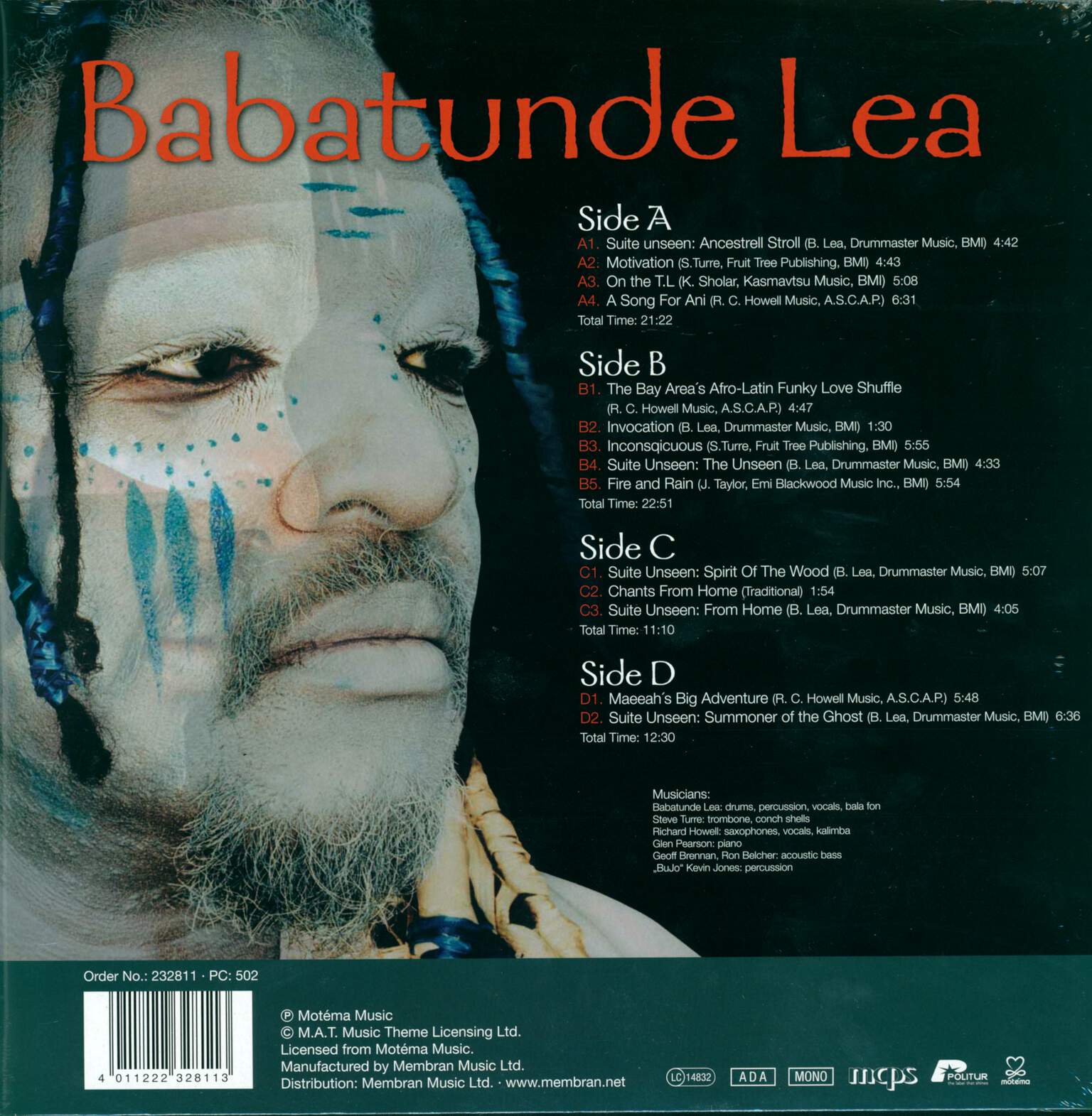Babatunde Lea: Suite Unseen : Summoner Of The Ghost, LP (Vinyl)
