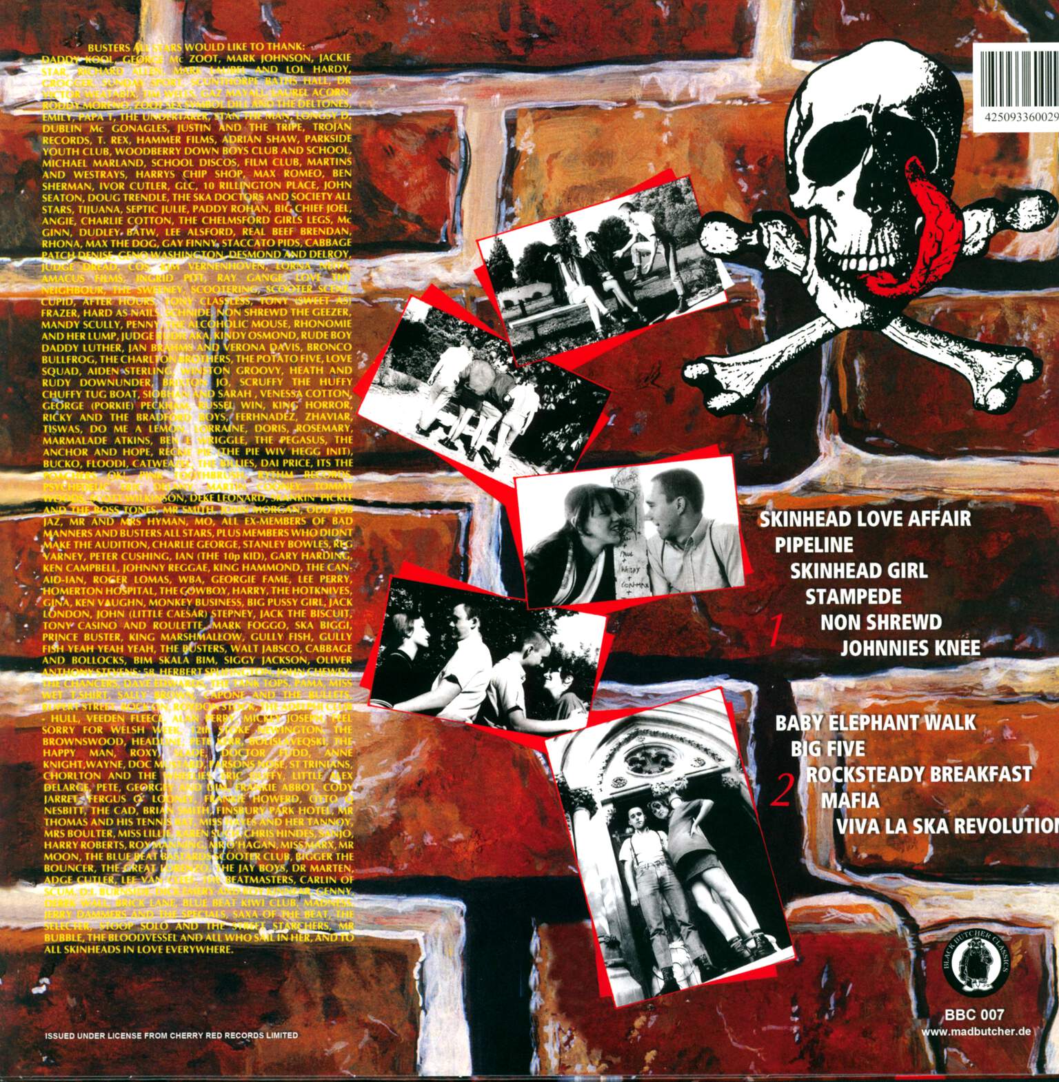 Busters Allstars: Skinhead Luv-A-Fair, LP (Vinyl)