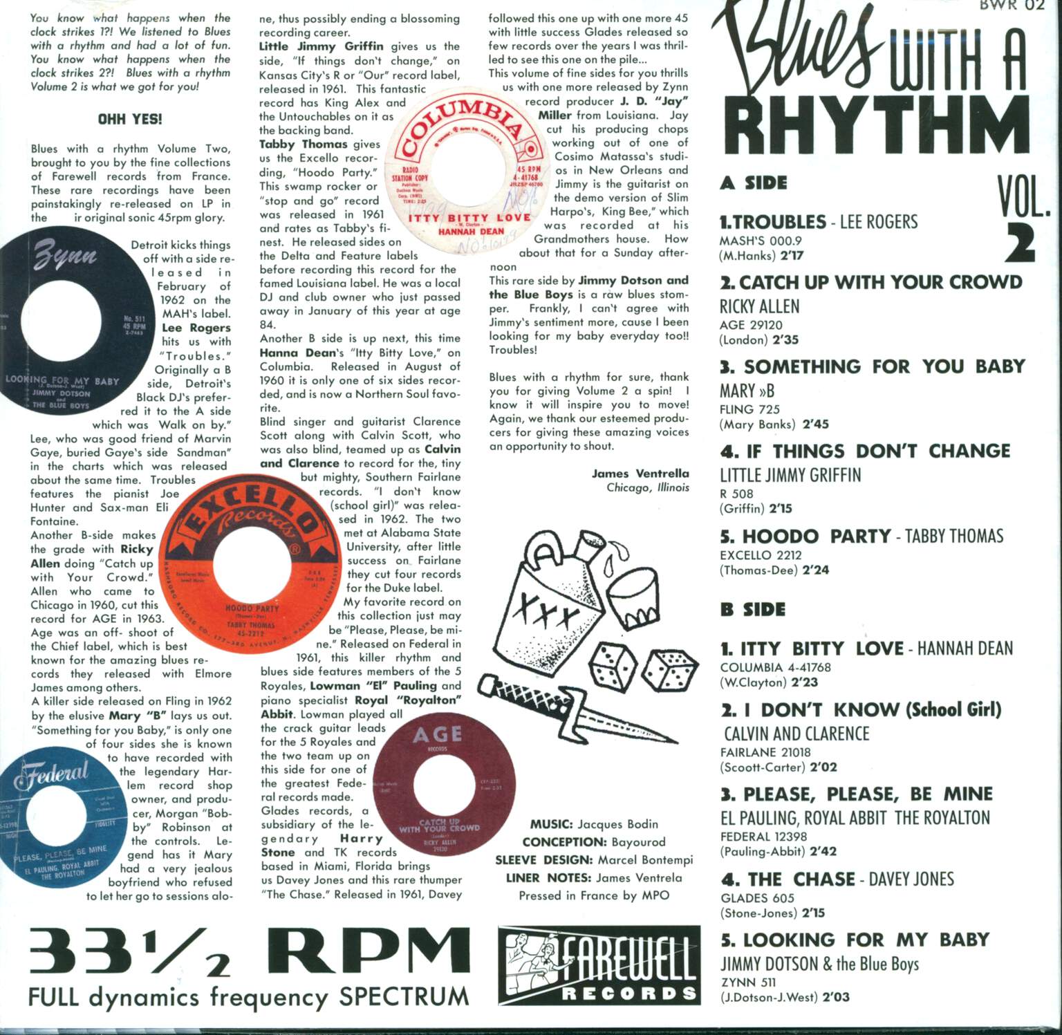 Various: Blues With A Rhythm Vol.2, 10" Vinyl EP