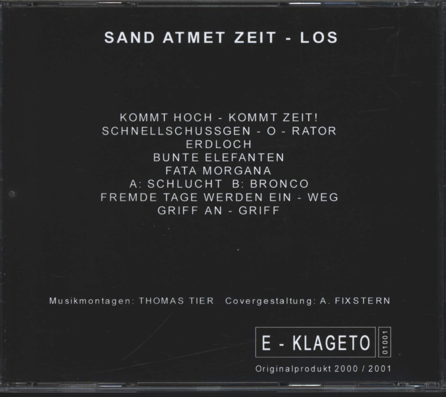 Closedunruh: Sand Atmet Zeit - Los!, CD