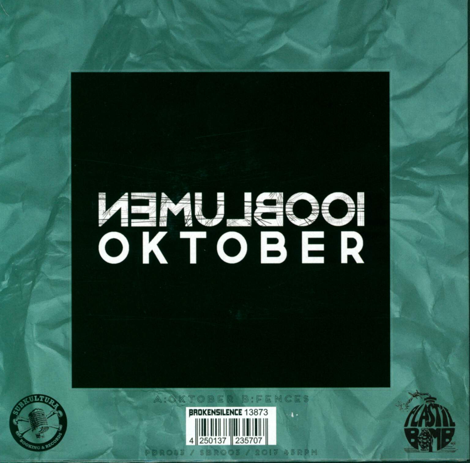 100blumen: Oktober, 7" Single (Vinyl)