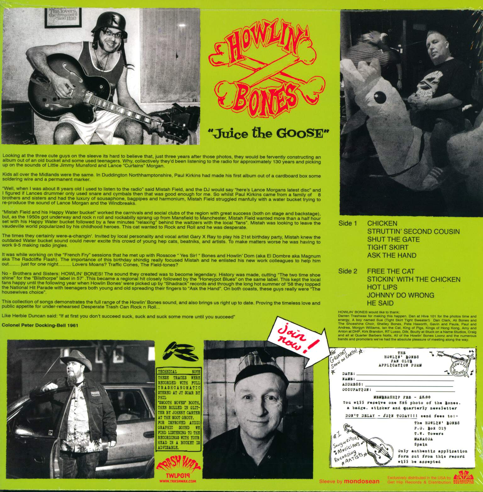 Howlin Bones: Juice The Goose, LP (Vinyl)