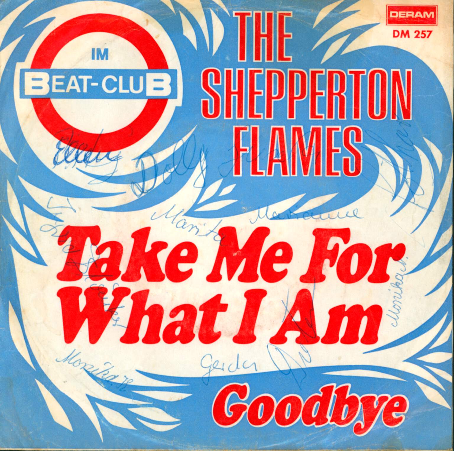 The Shepperton Flames: Take Me For What I Am, 7" Single (Vinyl)