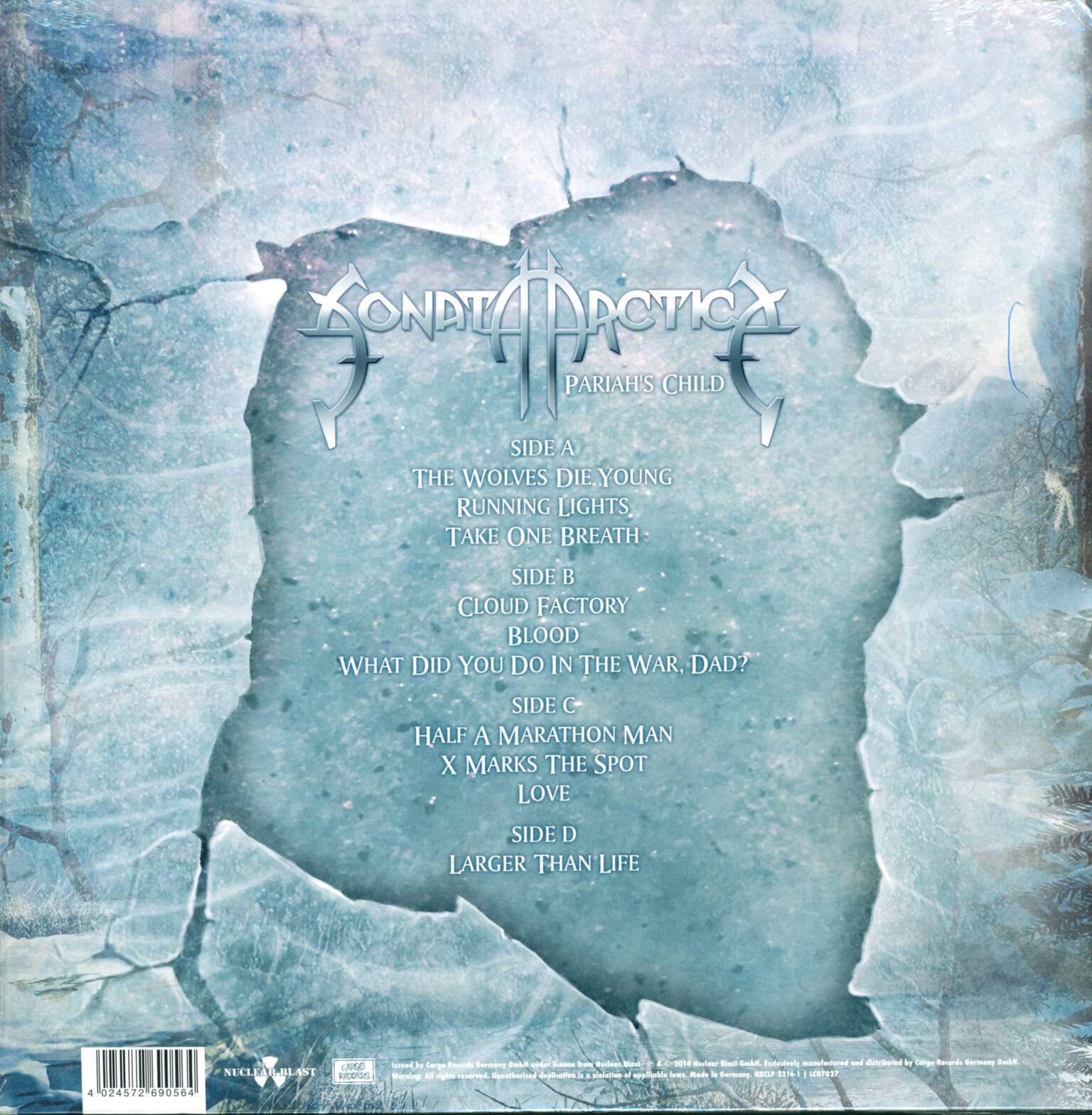 Sonata Arctica: Pariah's Child, LP (Vinyl)