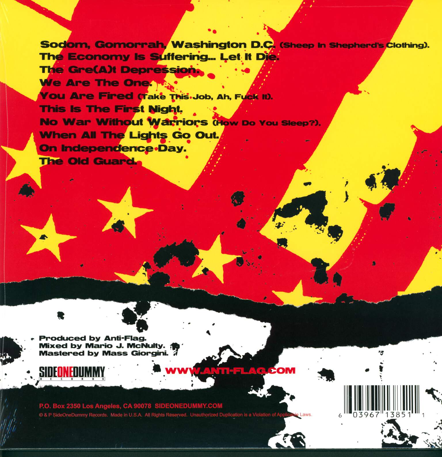 Anti-Flag: The People Or The Gun., LP (Vinyl)