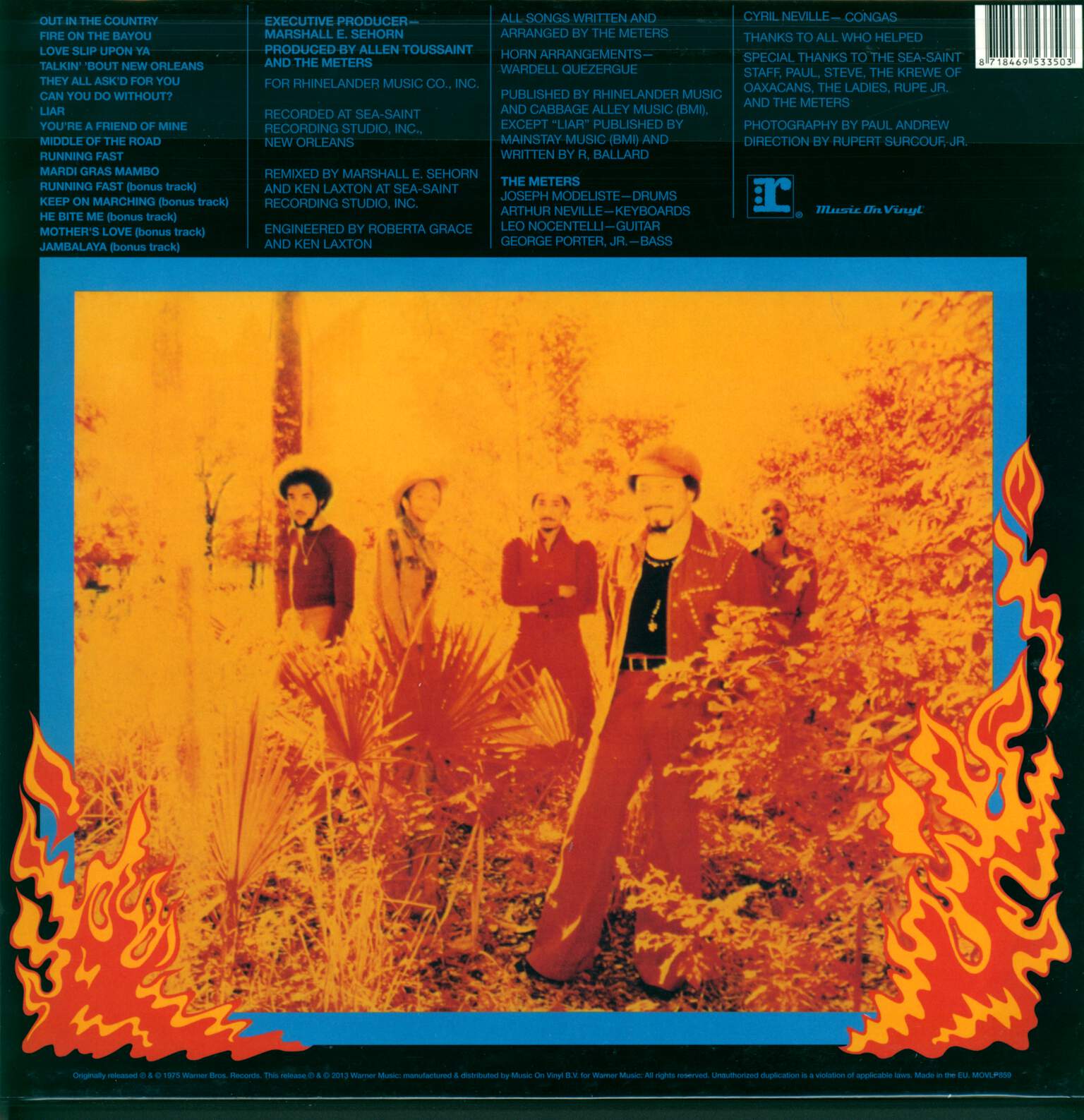 The Meters: Fire On The Bayou (Expanded Edition), LP (Vinyl)