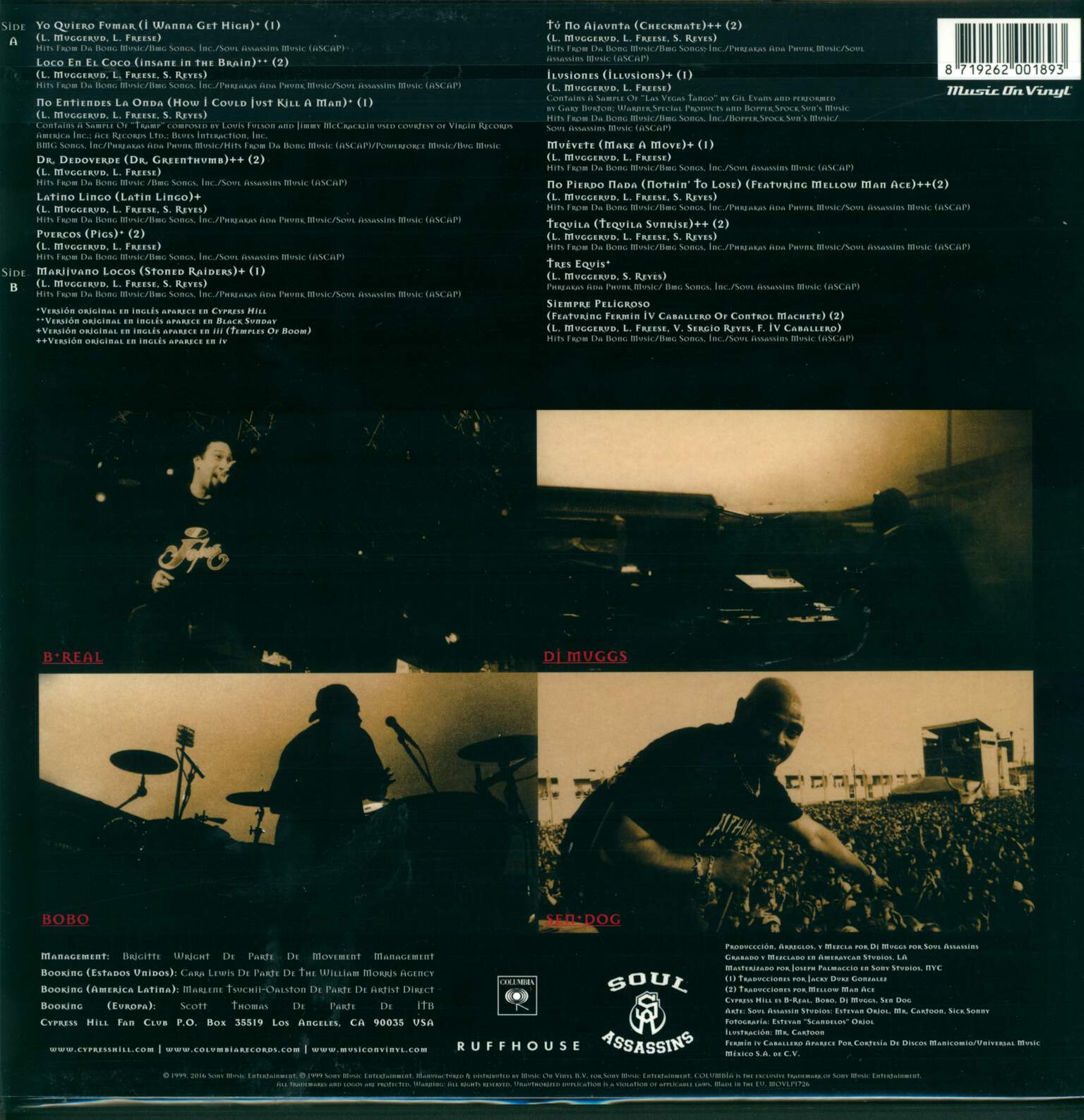Cypress Hill: Los Grandes Éxitos En Español, LP (Vinyl)