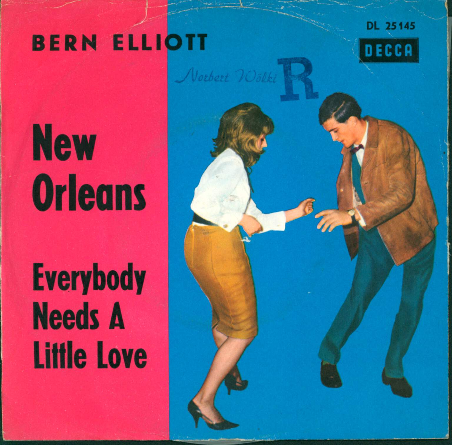 Bern Elliott: New Orleans, 7" Single (Vinyl)